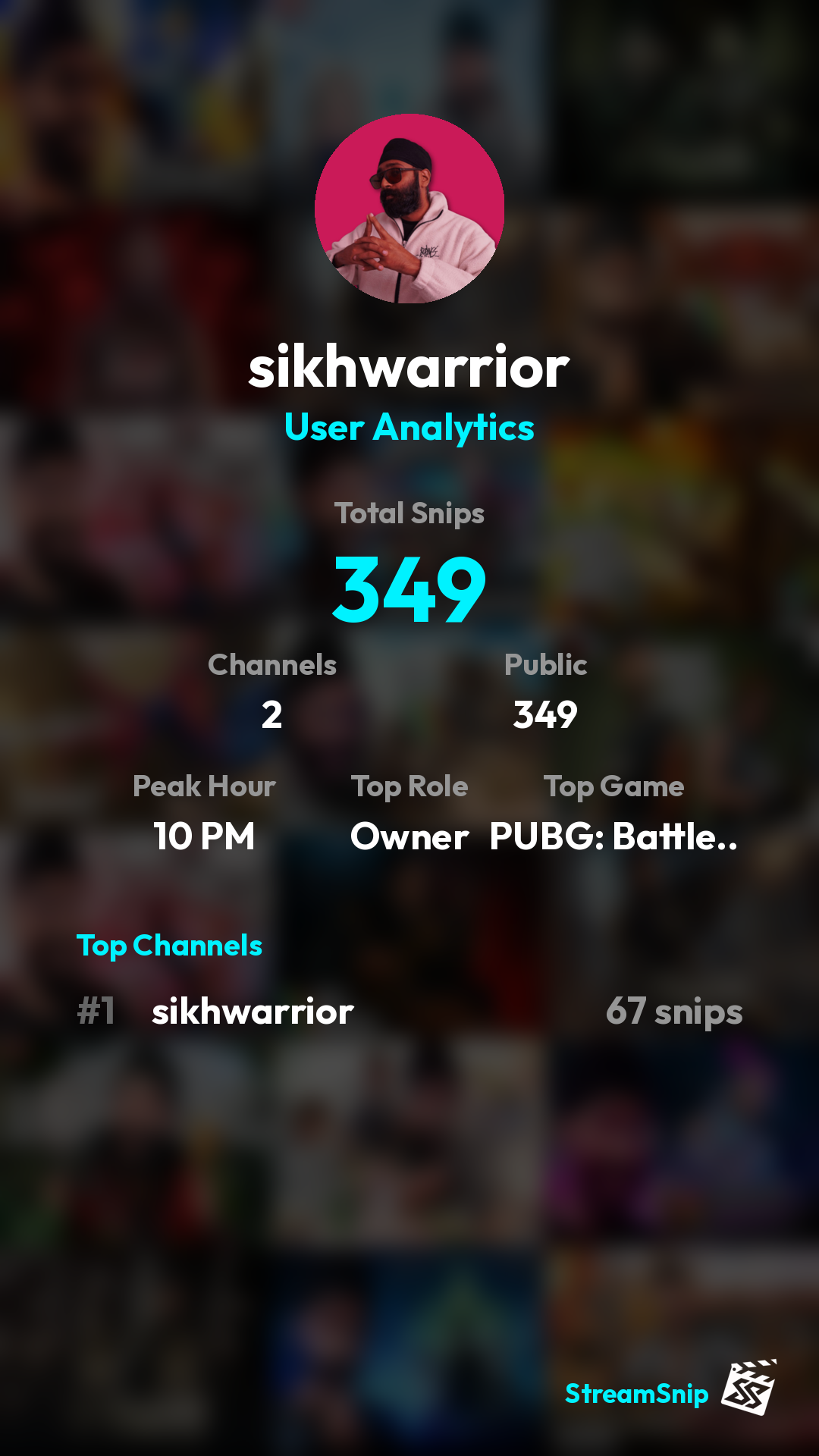 Stats Share Card