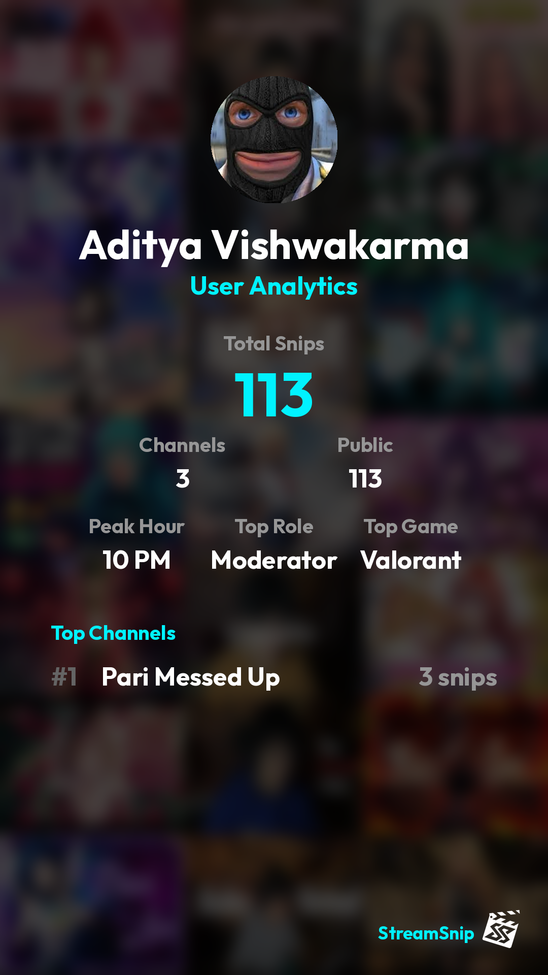 Stats Share Card