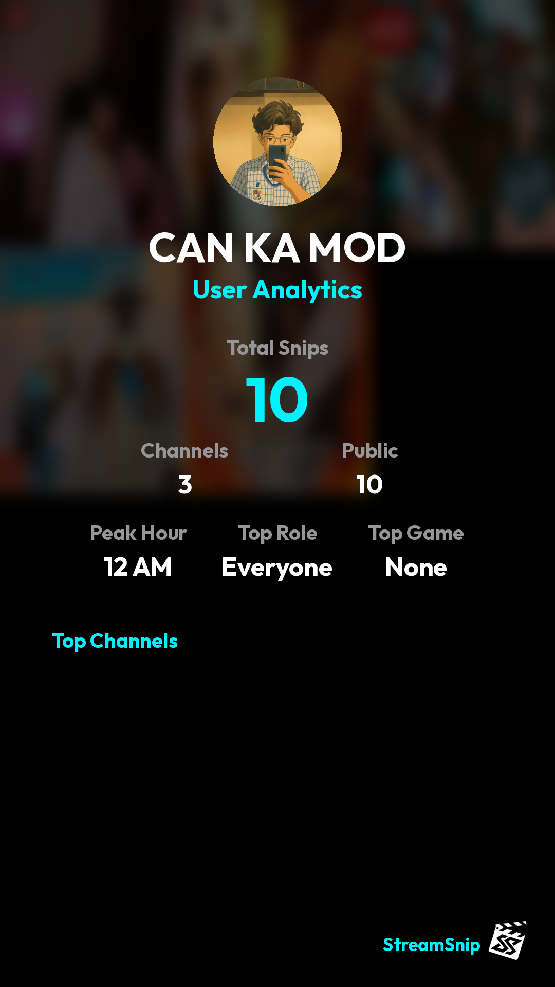 Stats Share Card