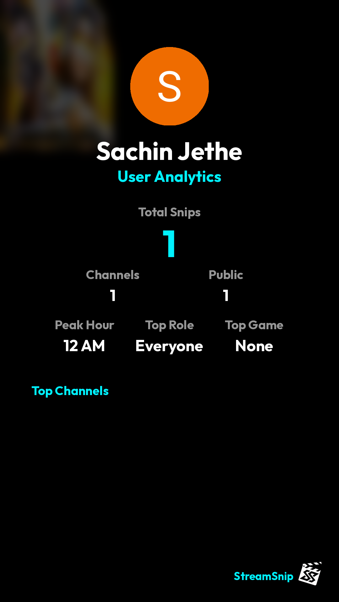 Stats Share Card