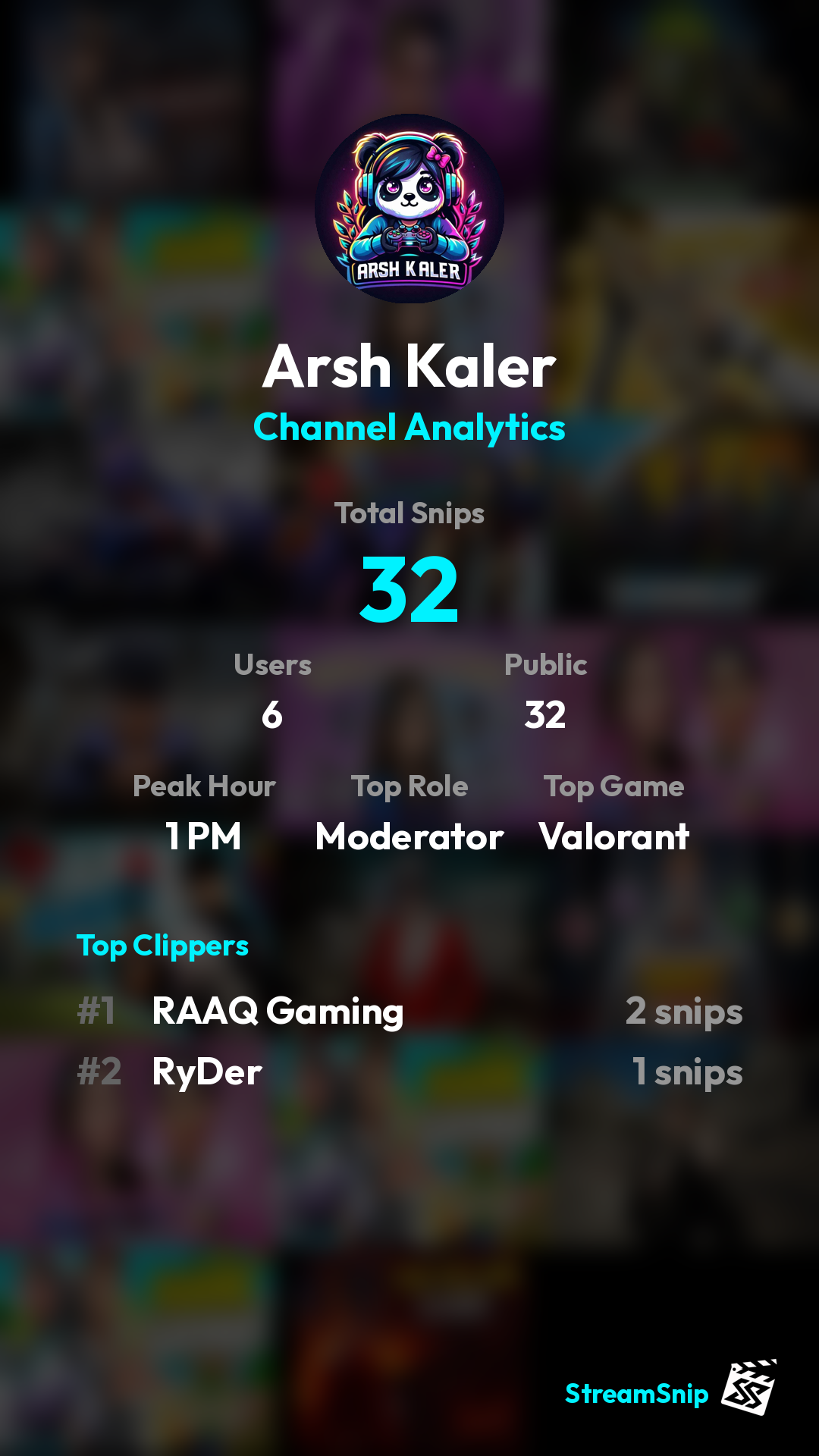 Stats Share Card