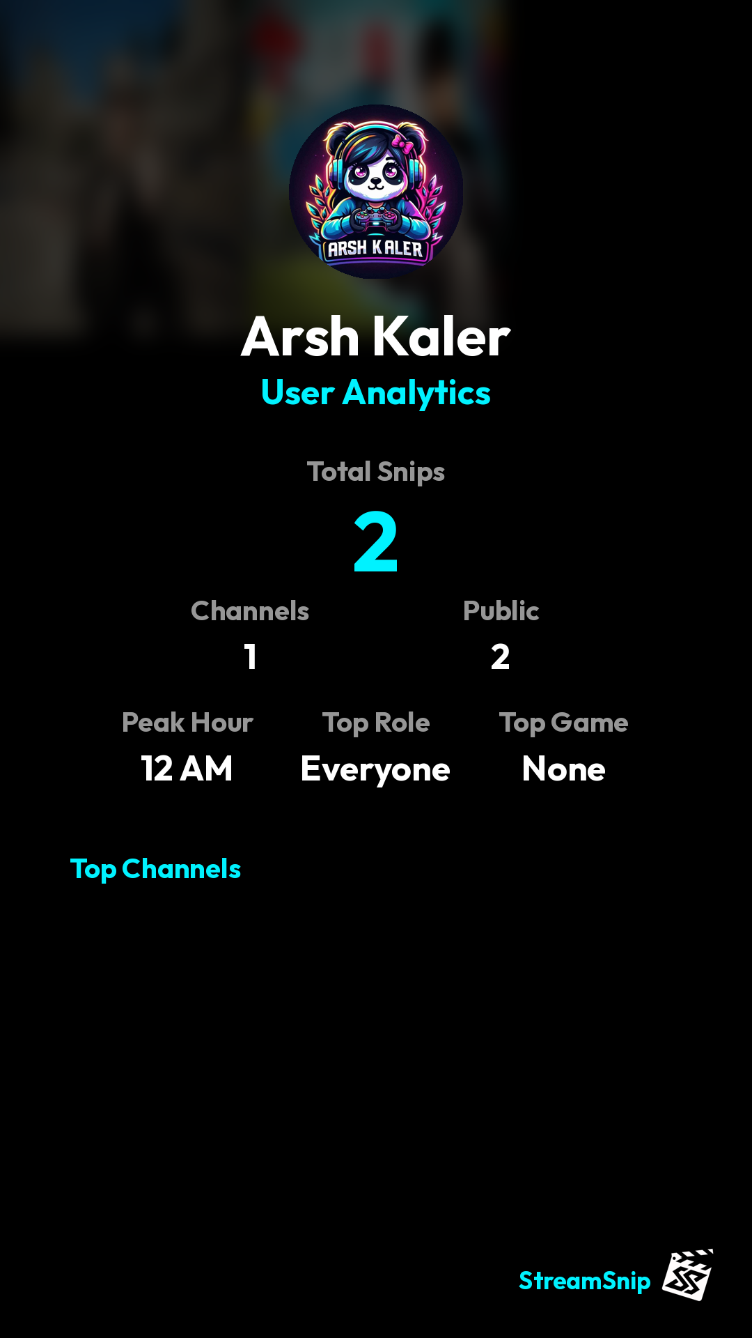 Stats Share Card