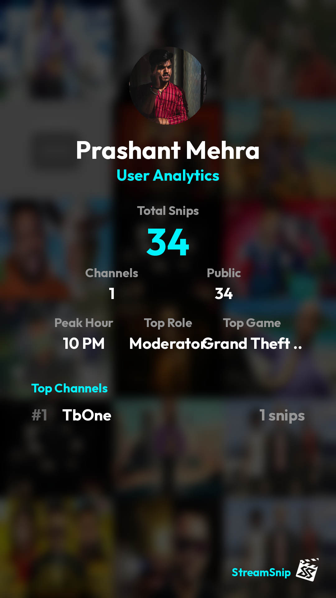 Stats Share Card