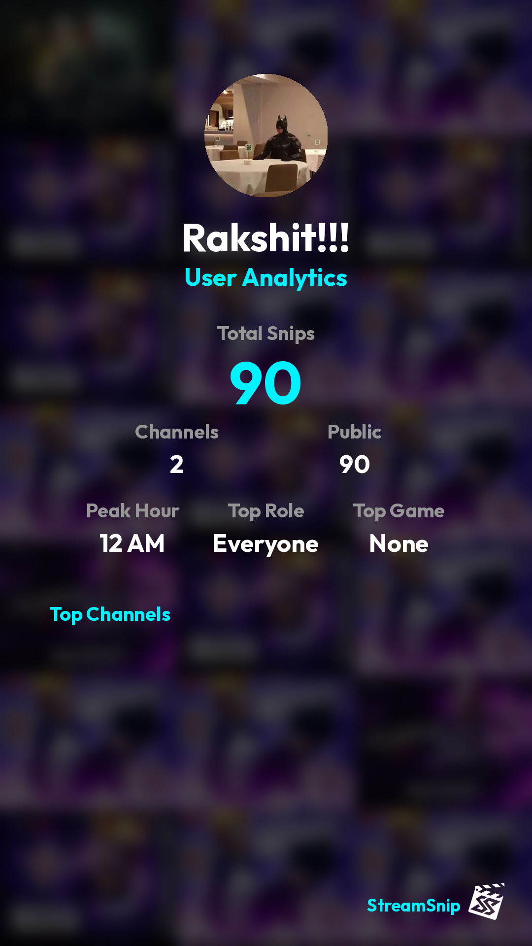 Stats Share Card