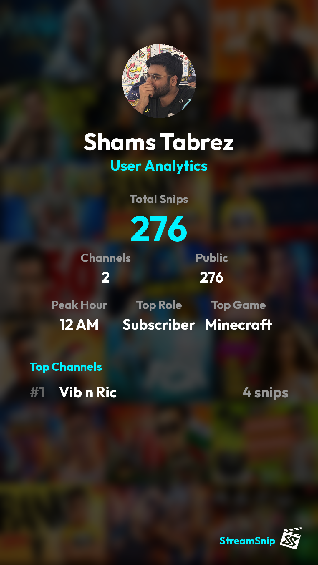 Stats Share Card