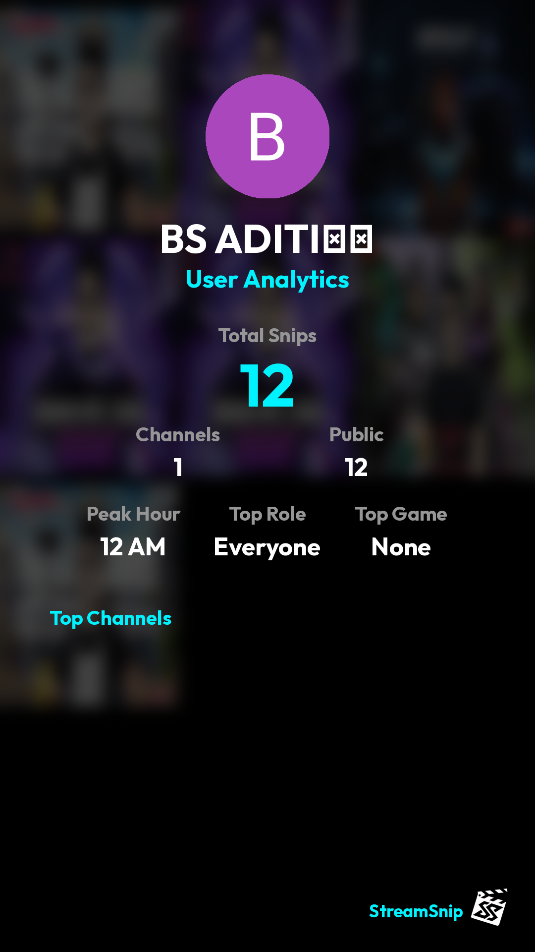 Stats Share Card