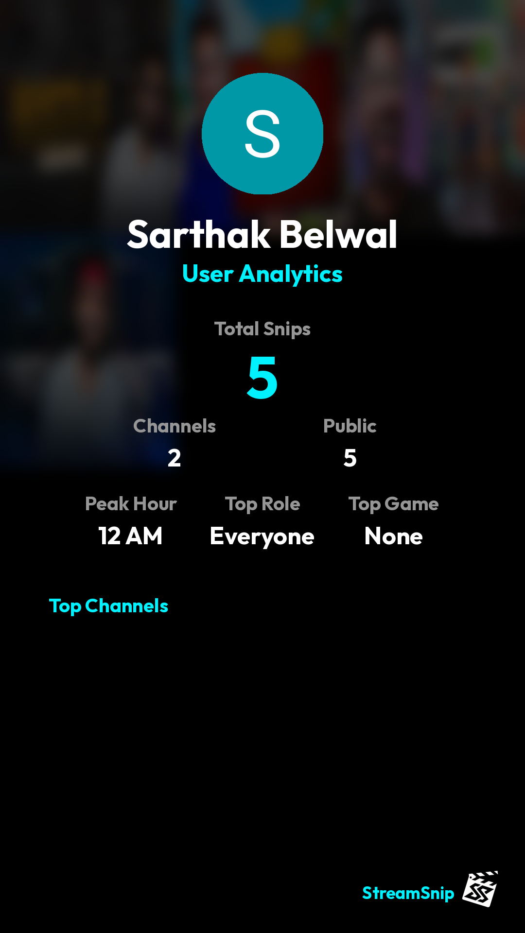 Stats Share Card