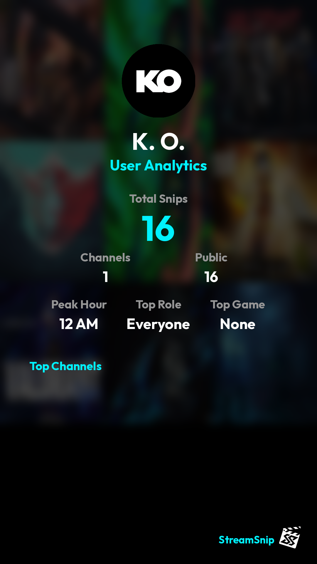 Stats Share Card