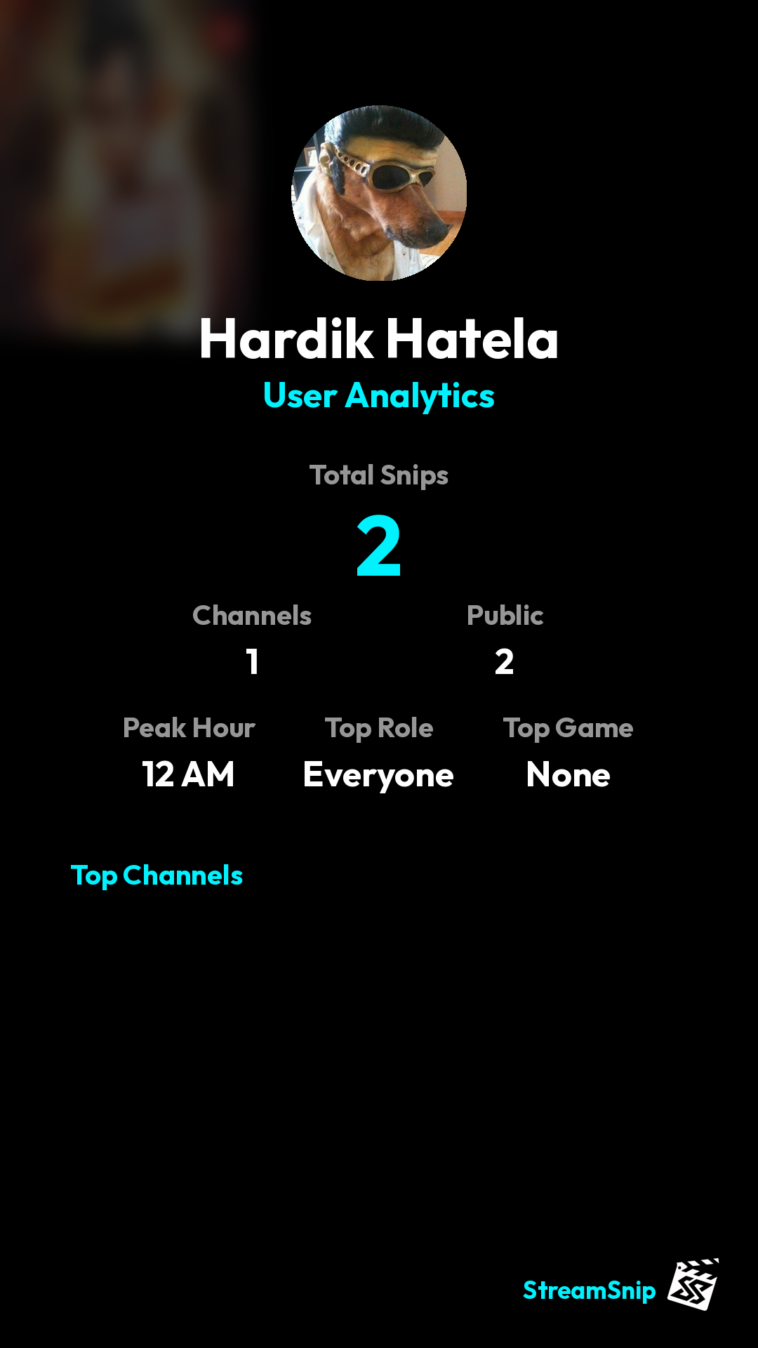 Stats Share Card