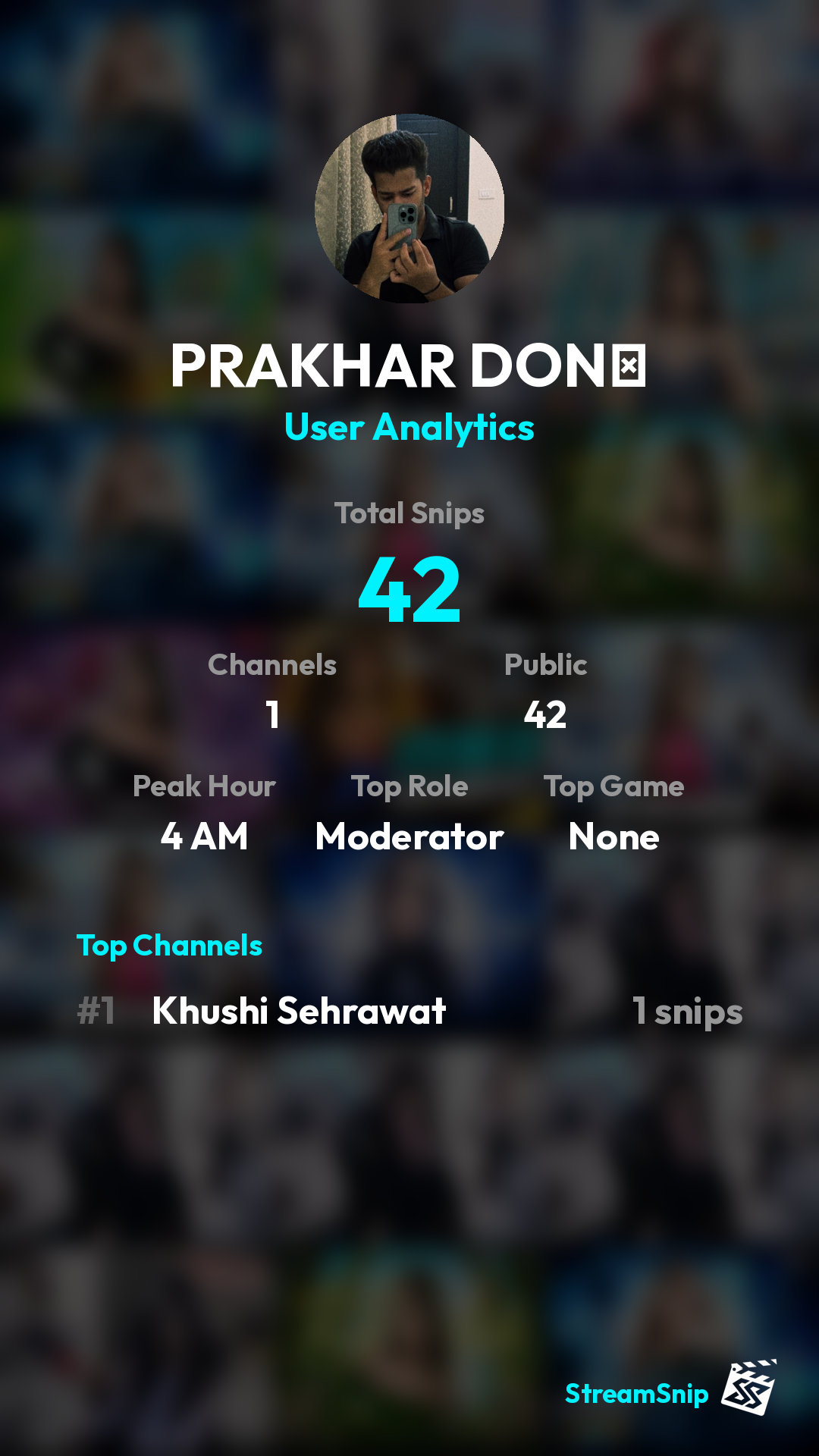 Stats Share Card