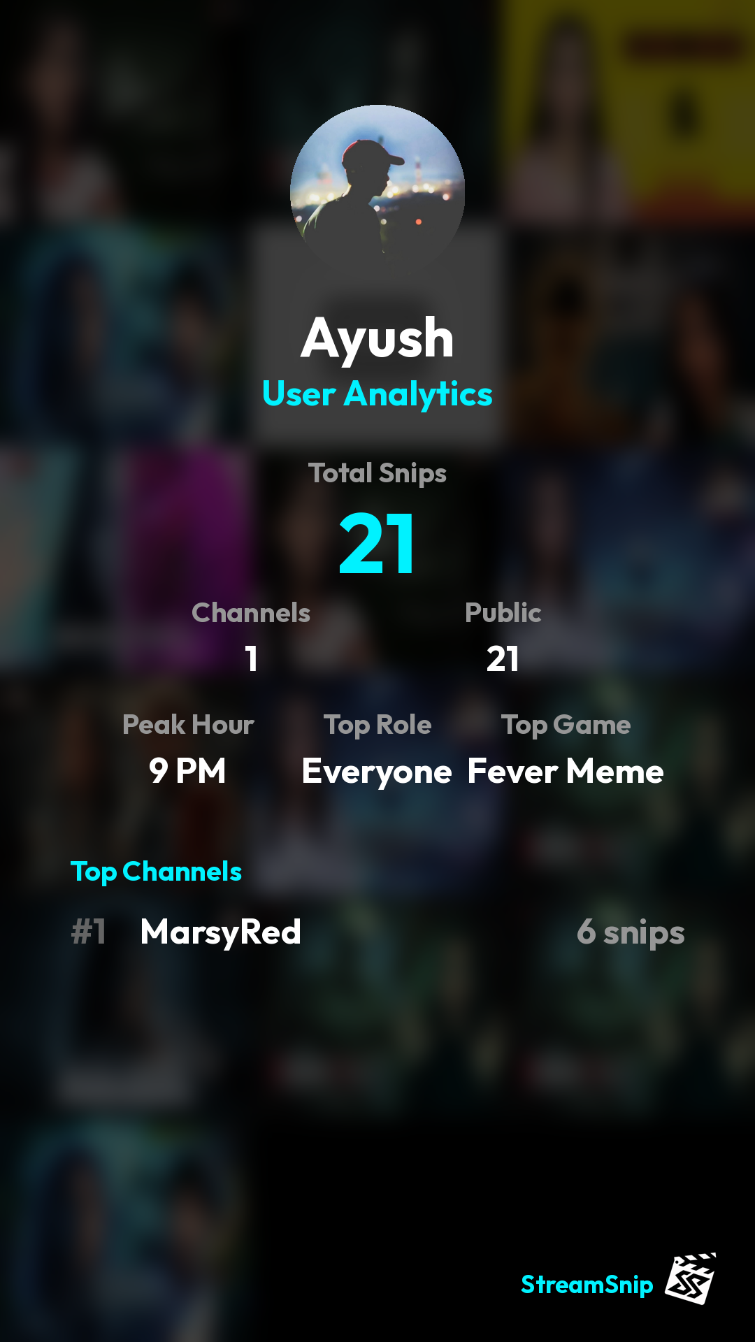 Stats Share Card