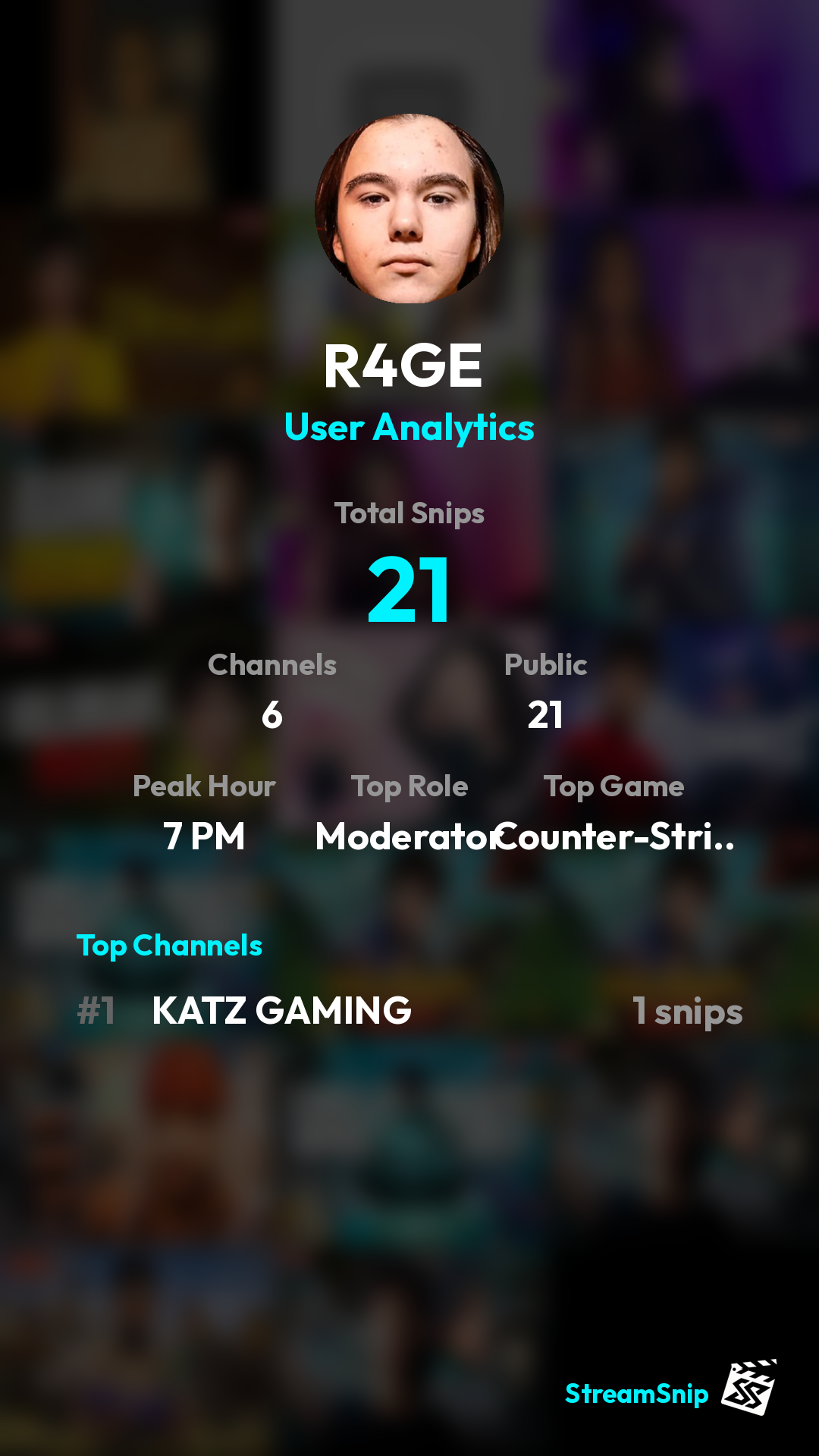Stats Share Card