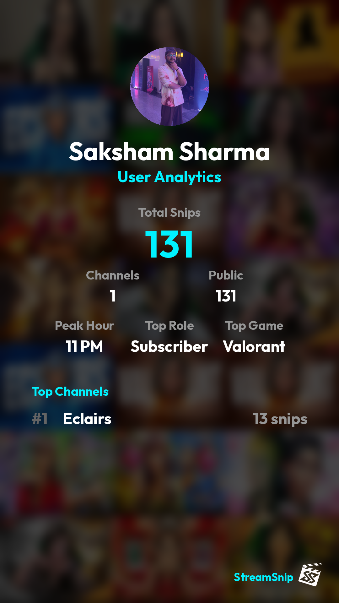 Stats Share Card