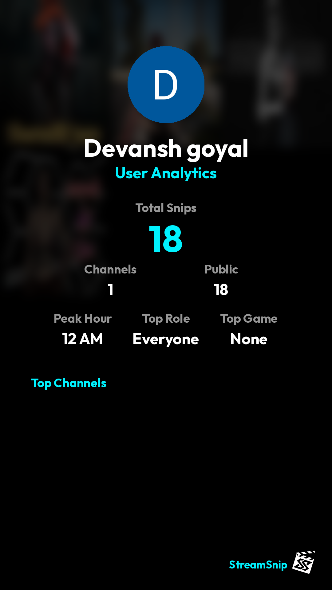 Stats Share Card