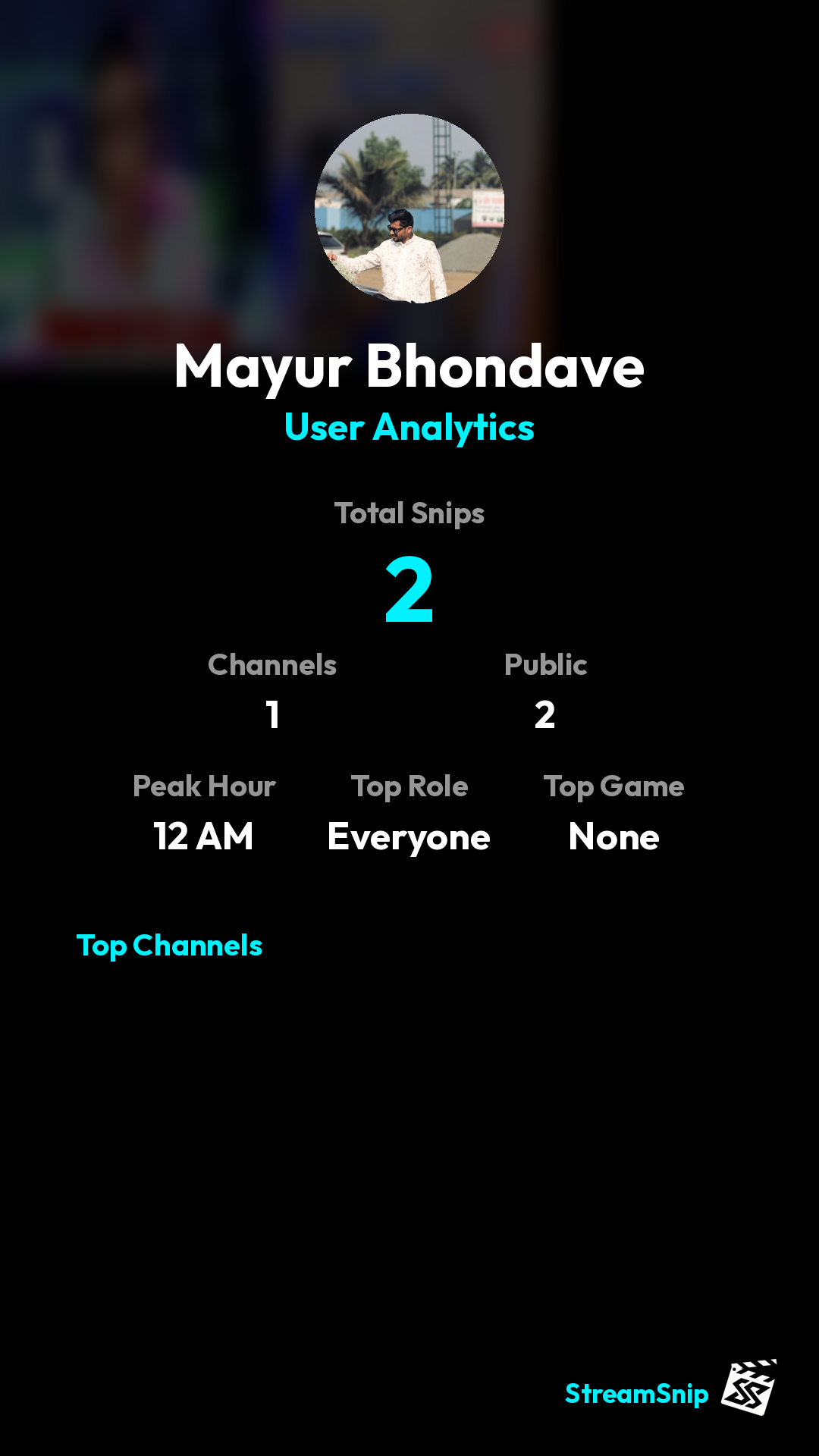 Stats Share Card