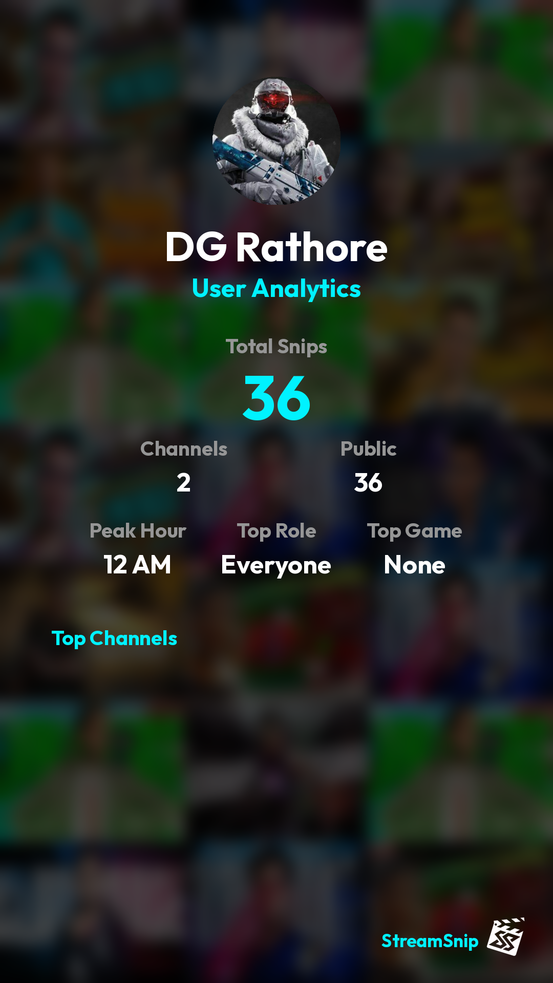 Stats Share Card
