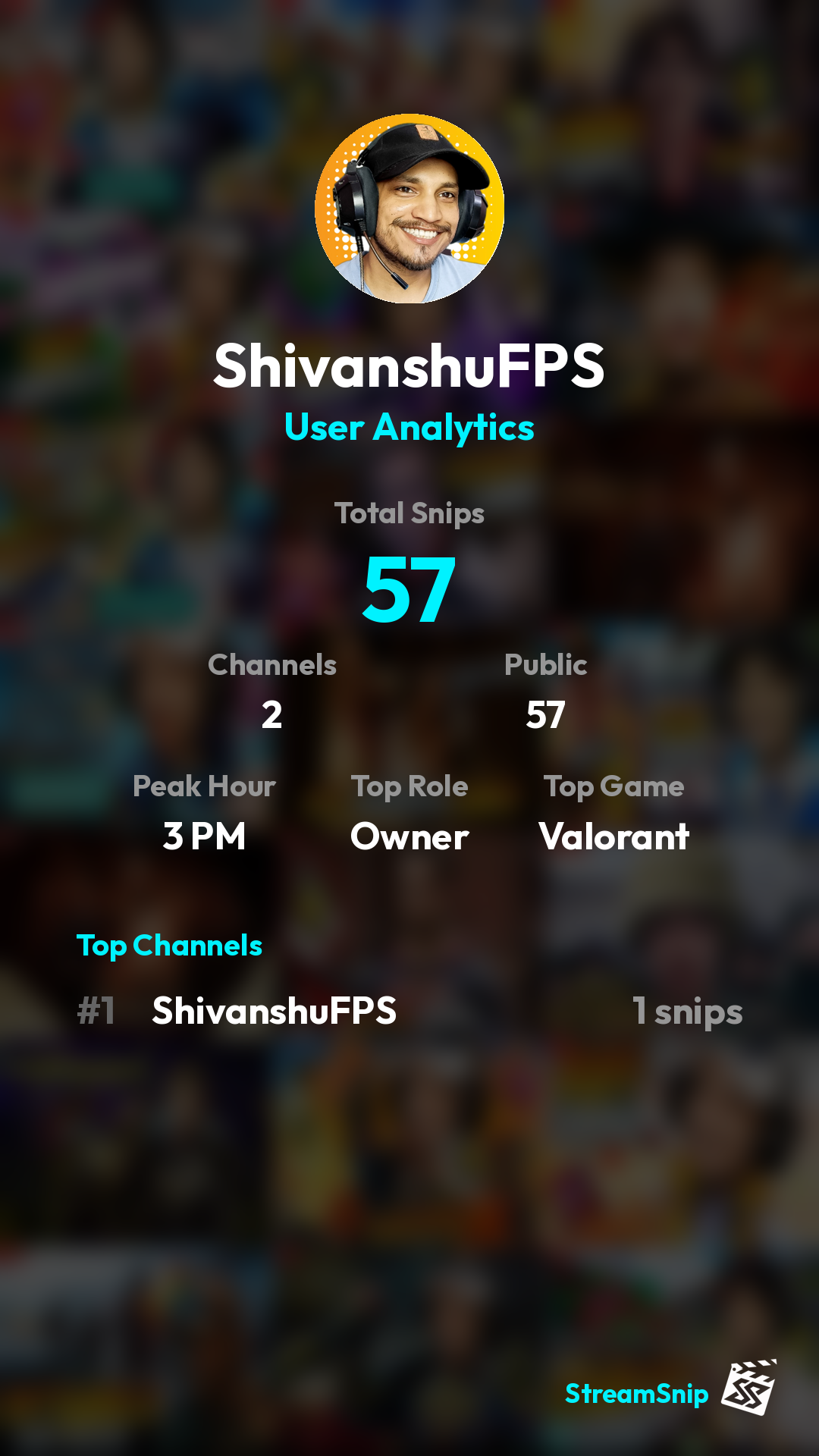 Stats Share Card