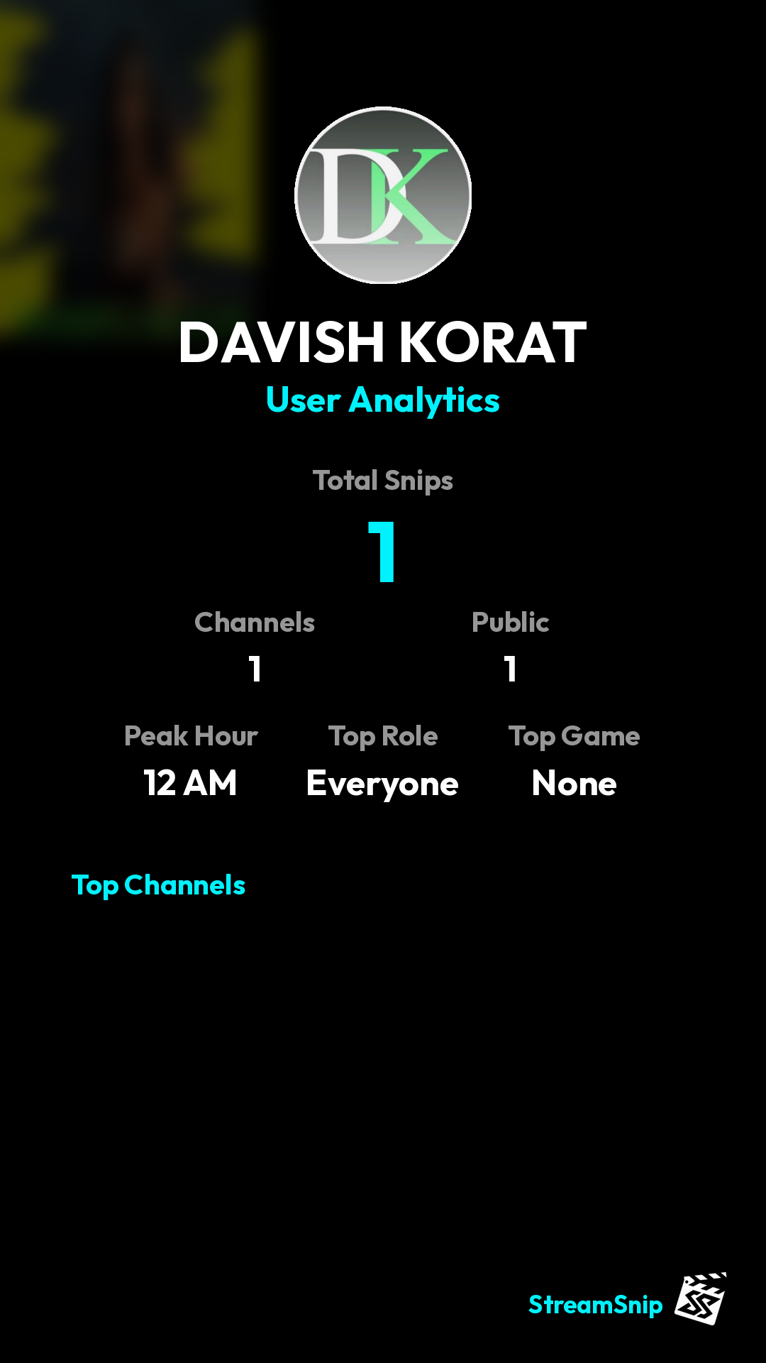 Stats Share Card