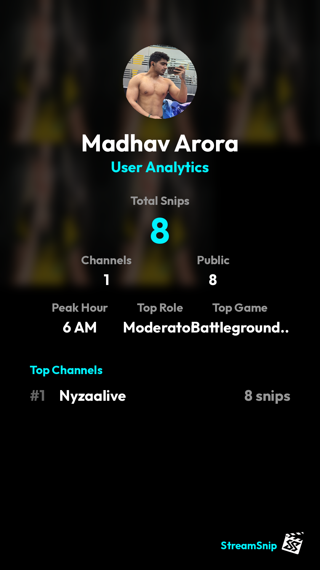 Stats Share Card