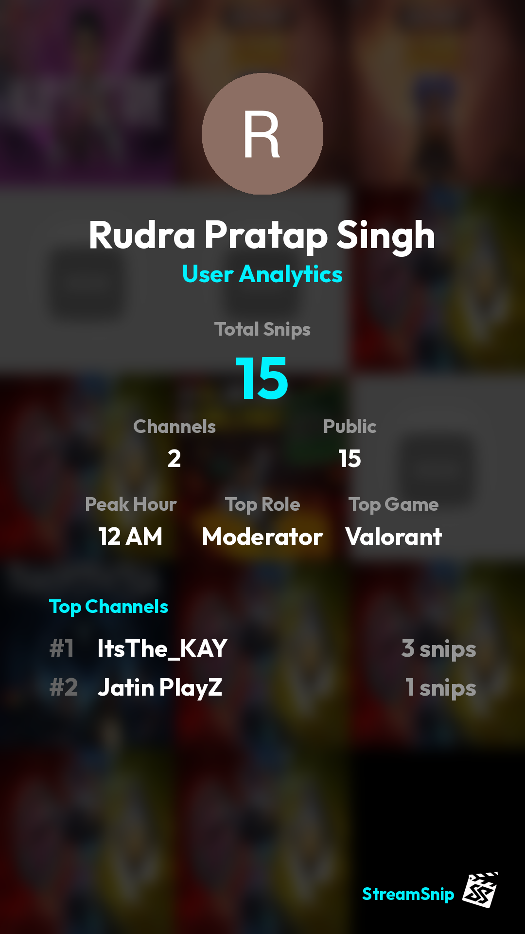 Stats Share Card