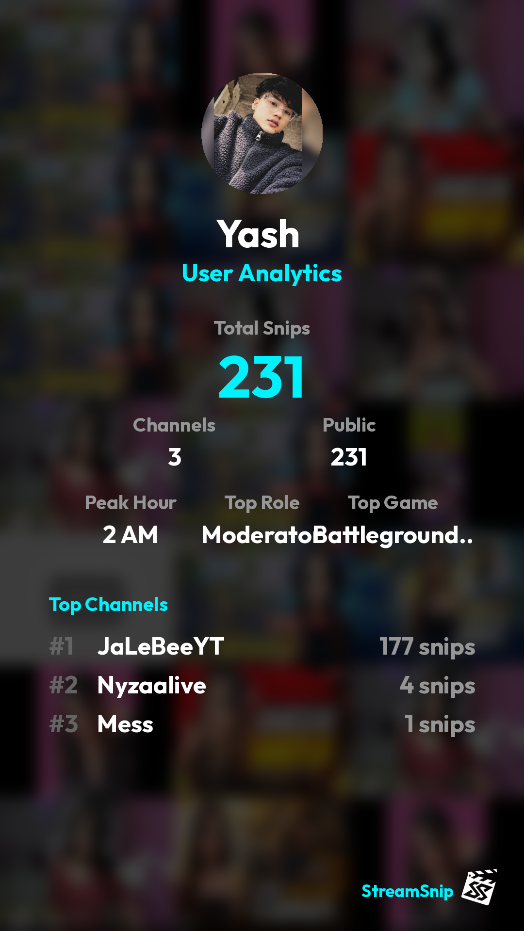 Stats Share Card