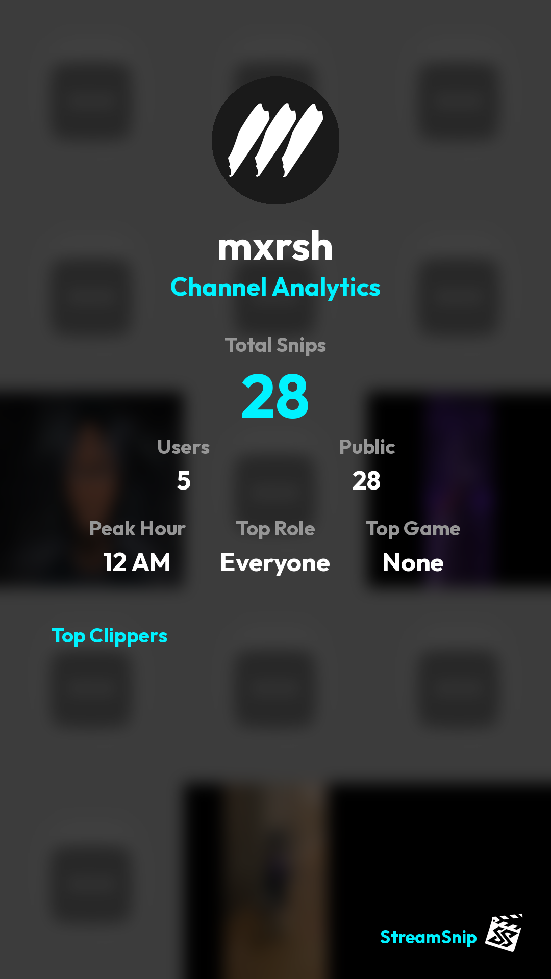 Stats Share Card