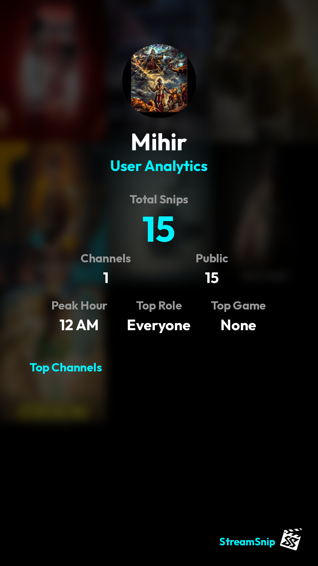 Stats Share Card