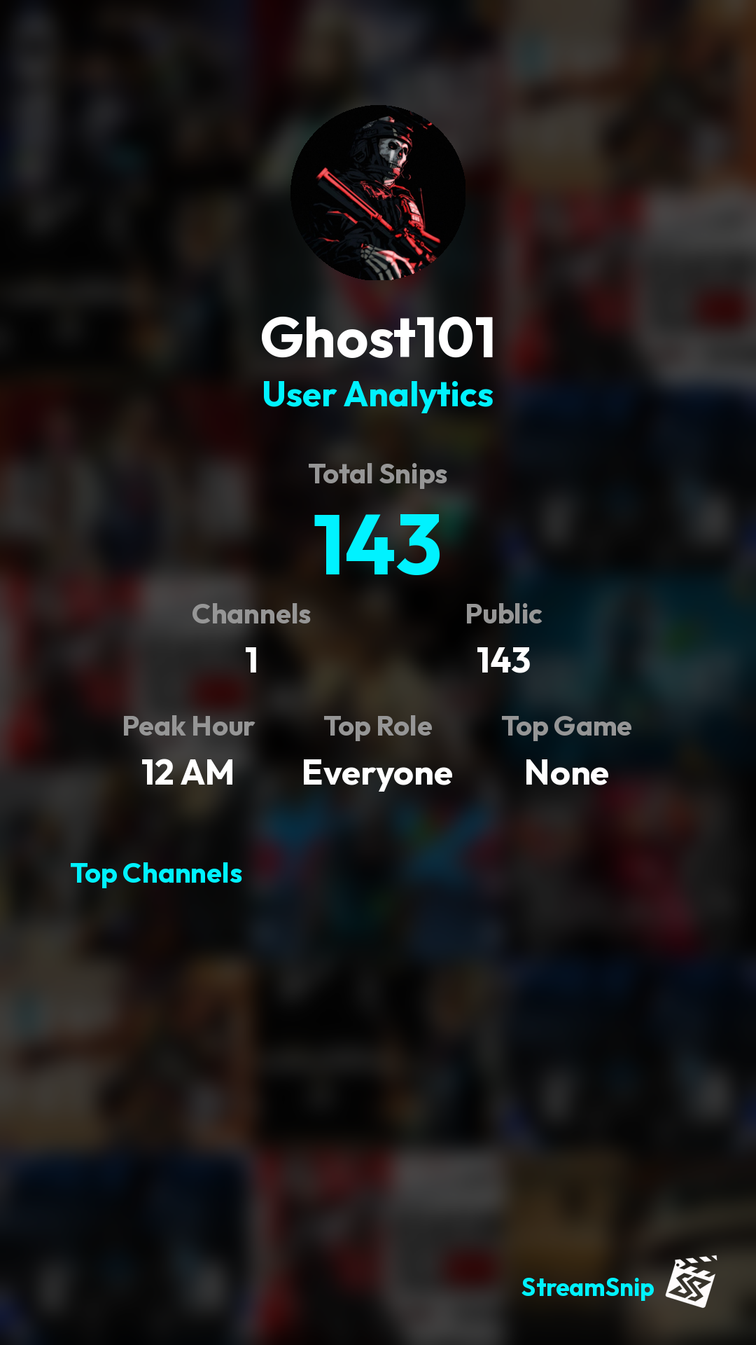 Stats Share Card