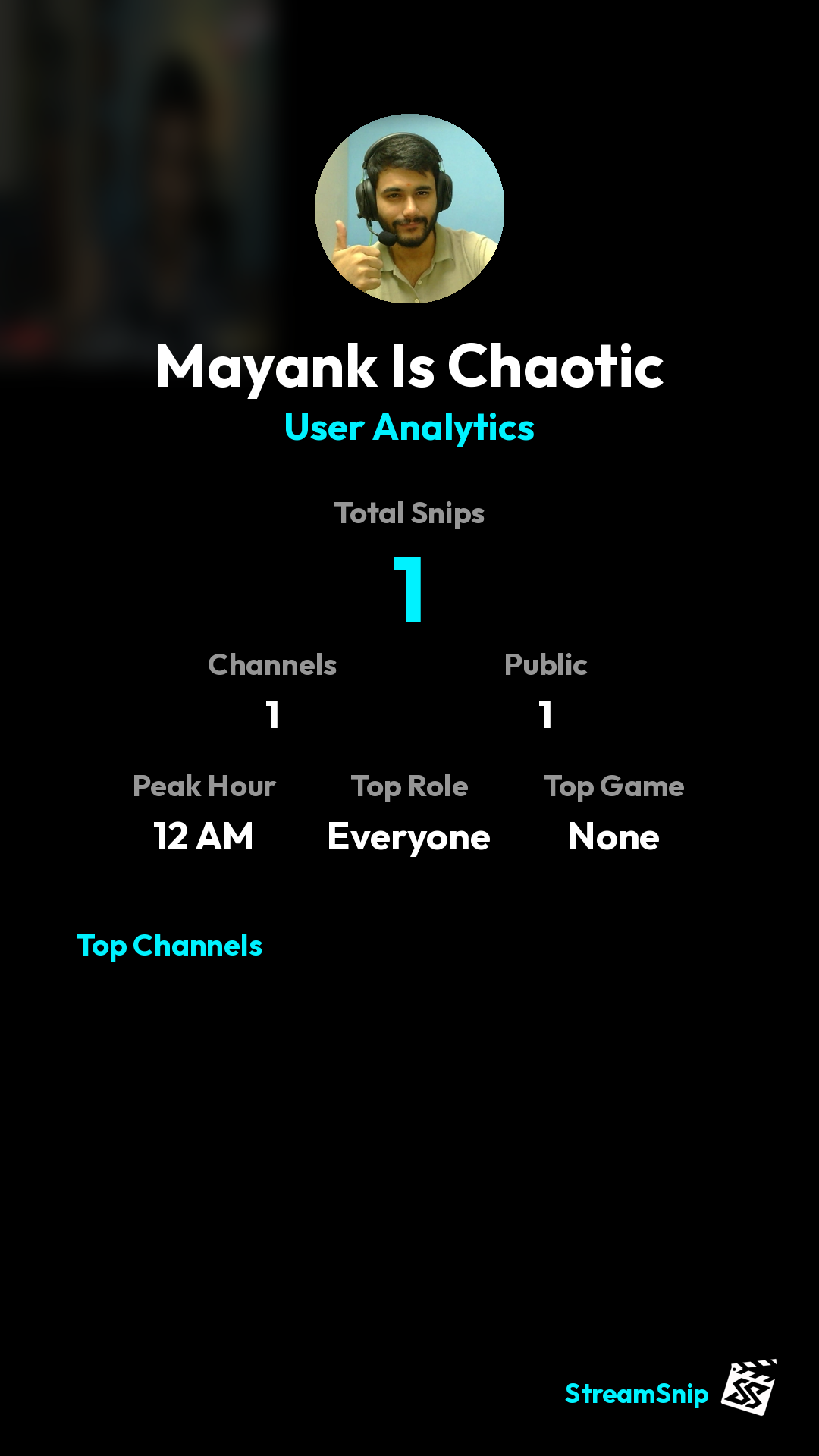 Stats Share Card
