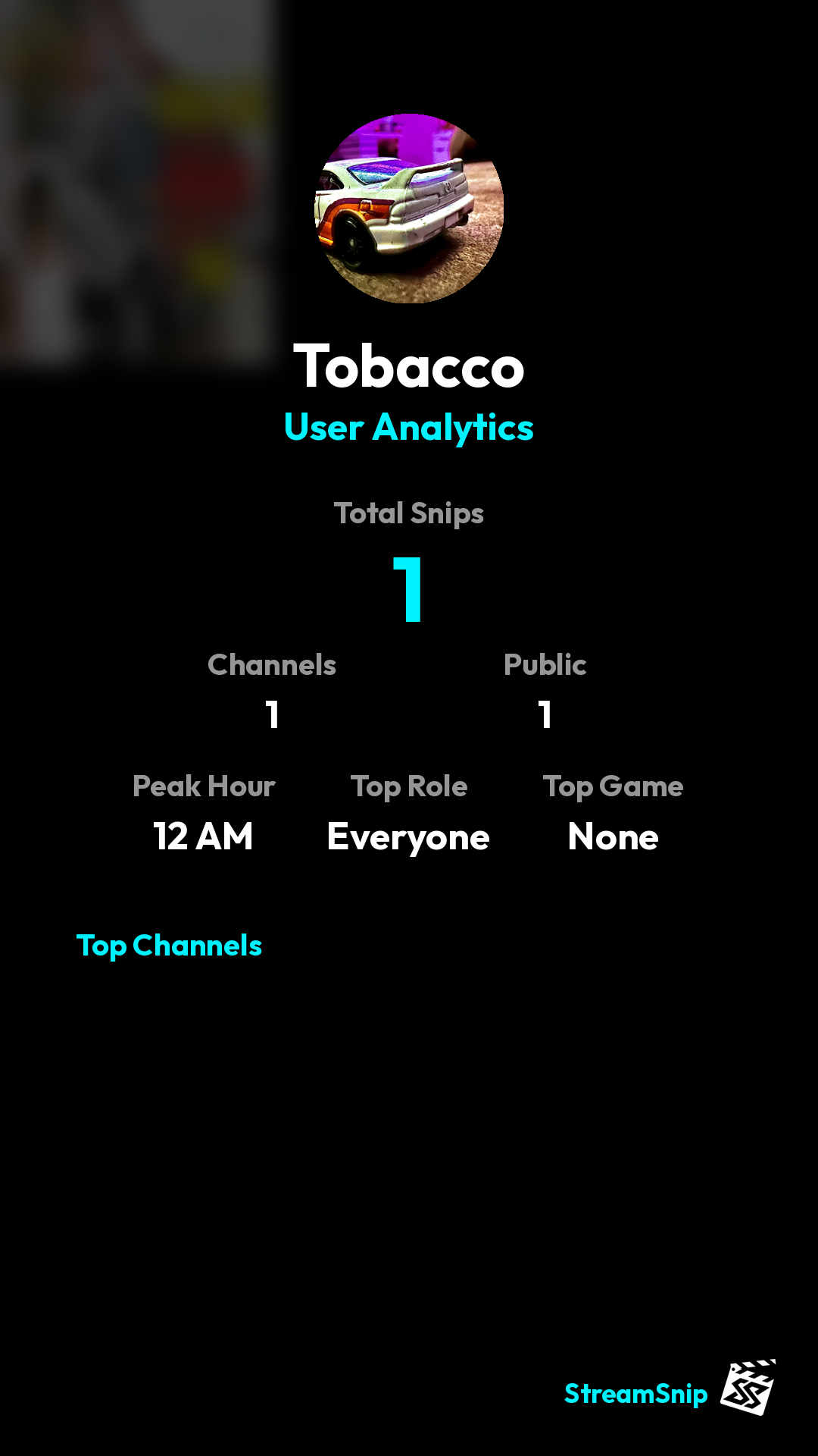Stats Share Card
