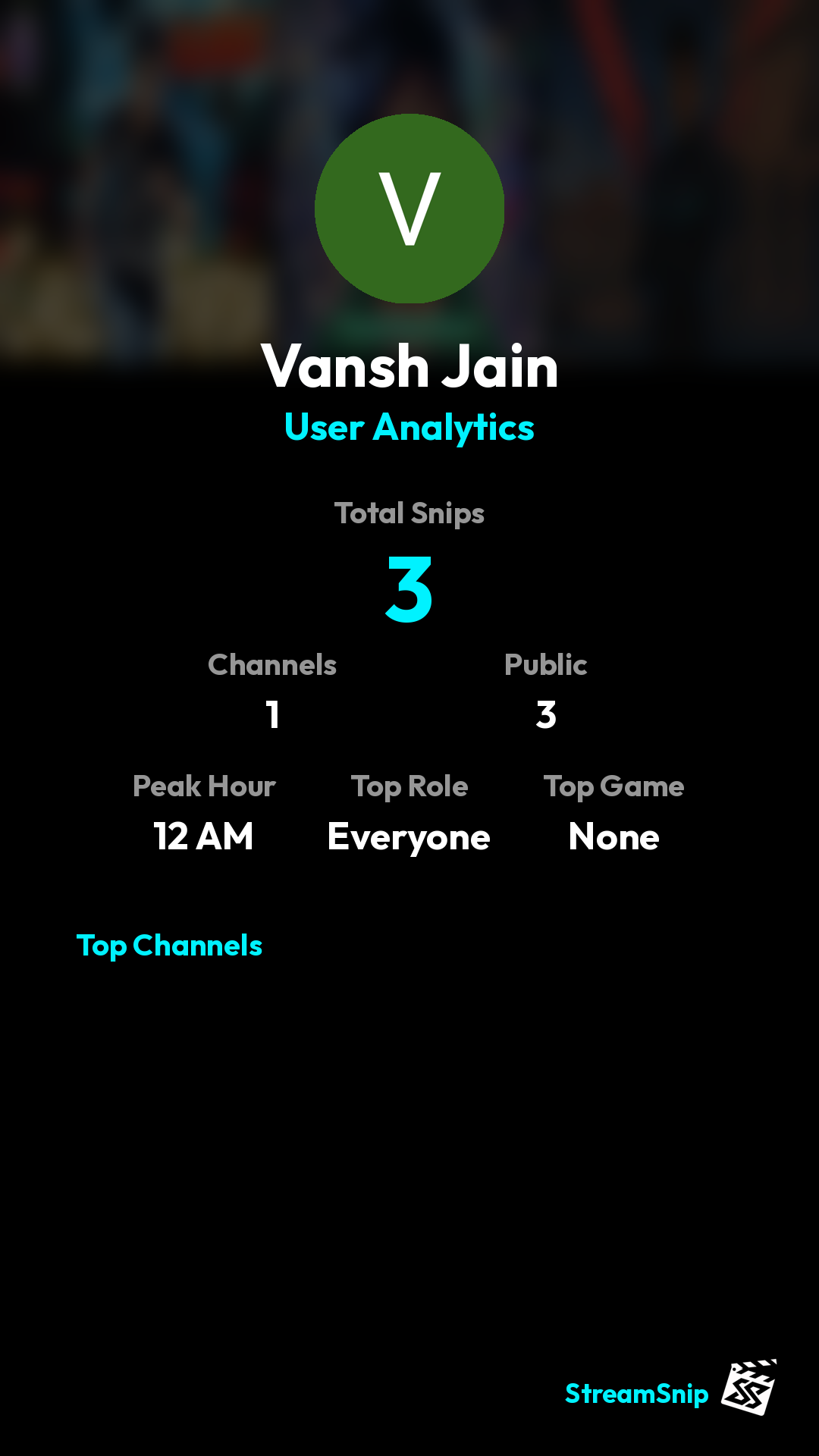 Stats Share Card