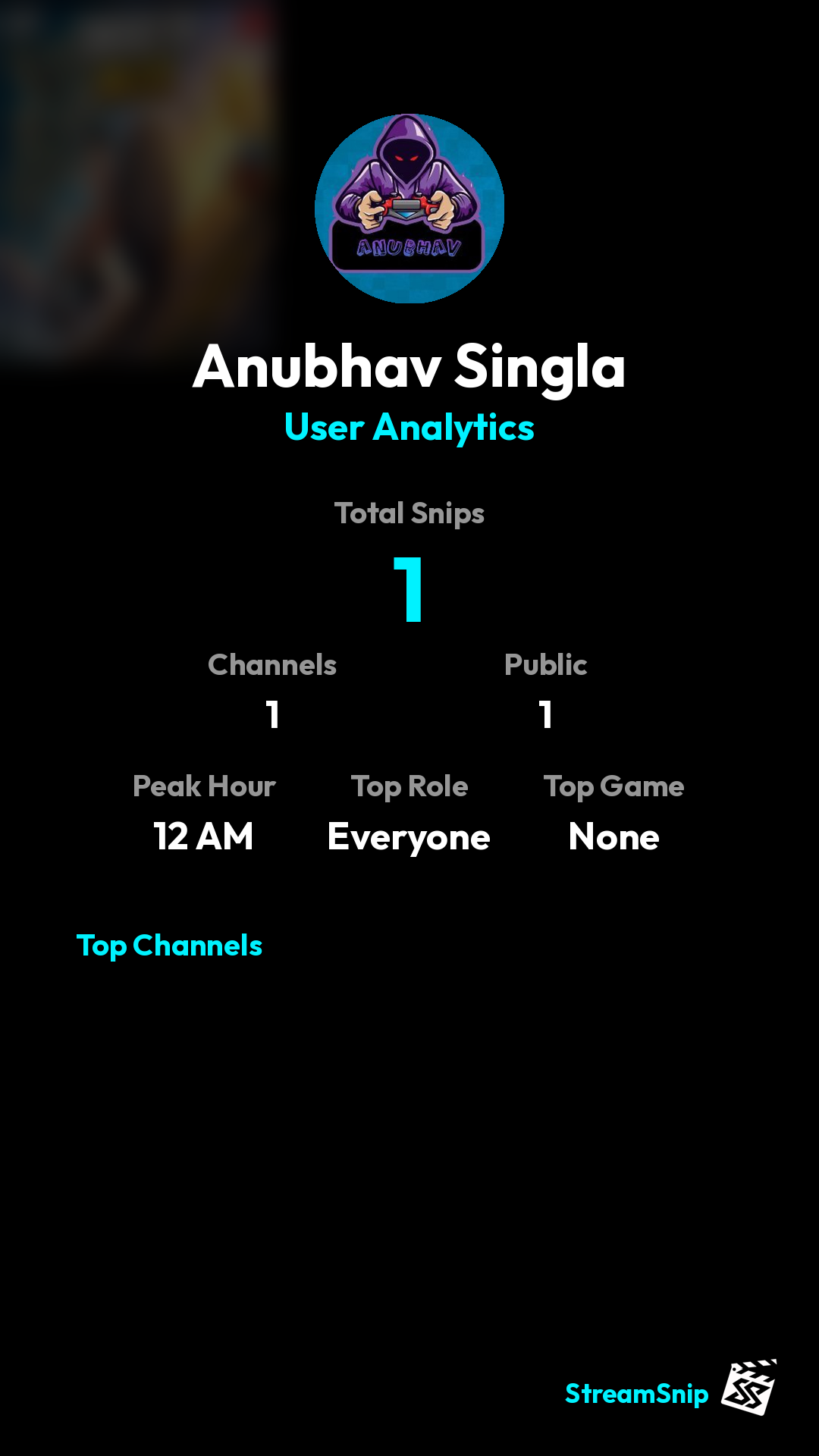 Stats Share Card