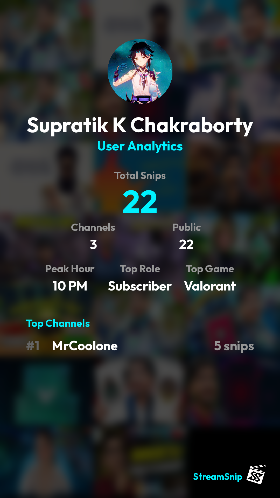 Stats Share Card
