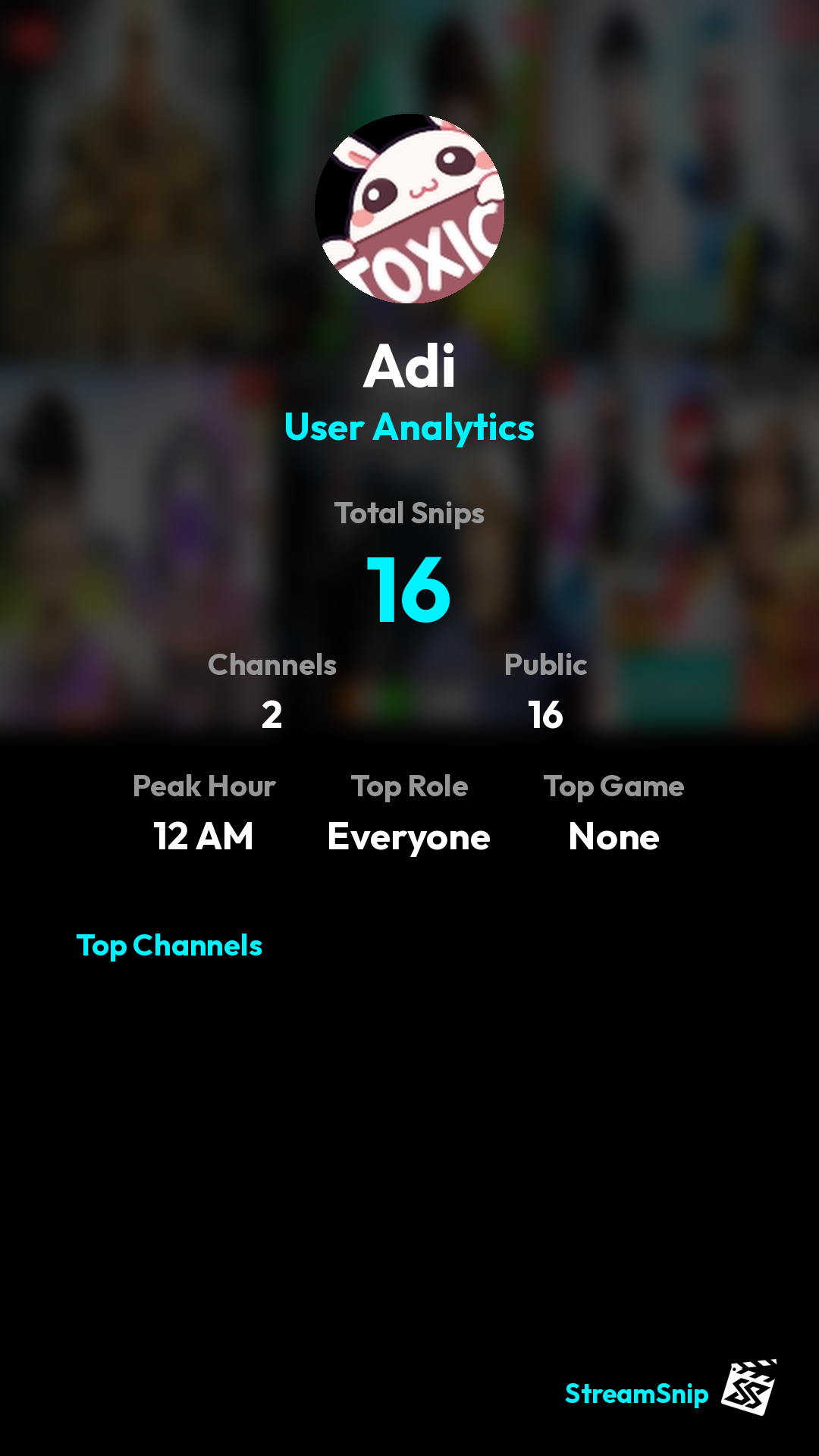 Stats Share Card