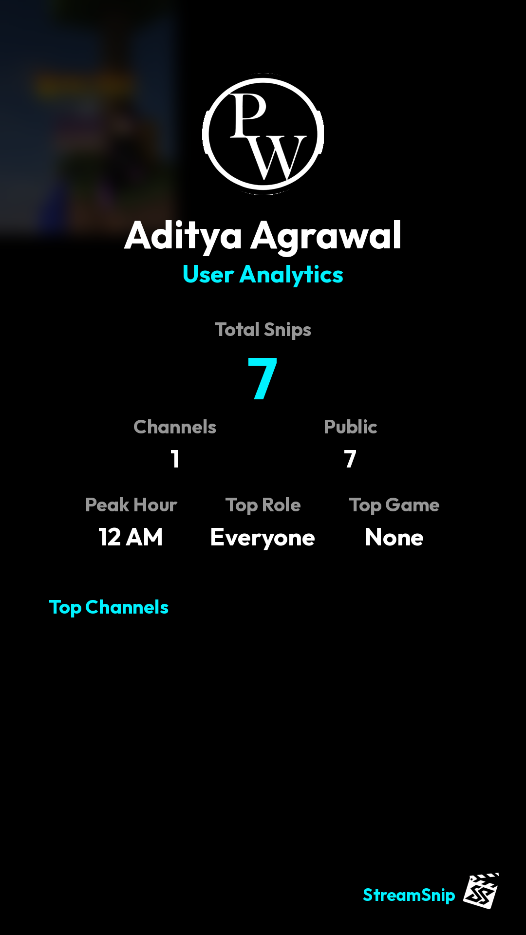 Stats Share Card