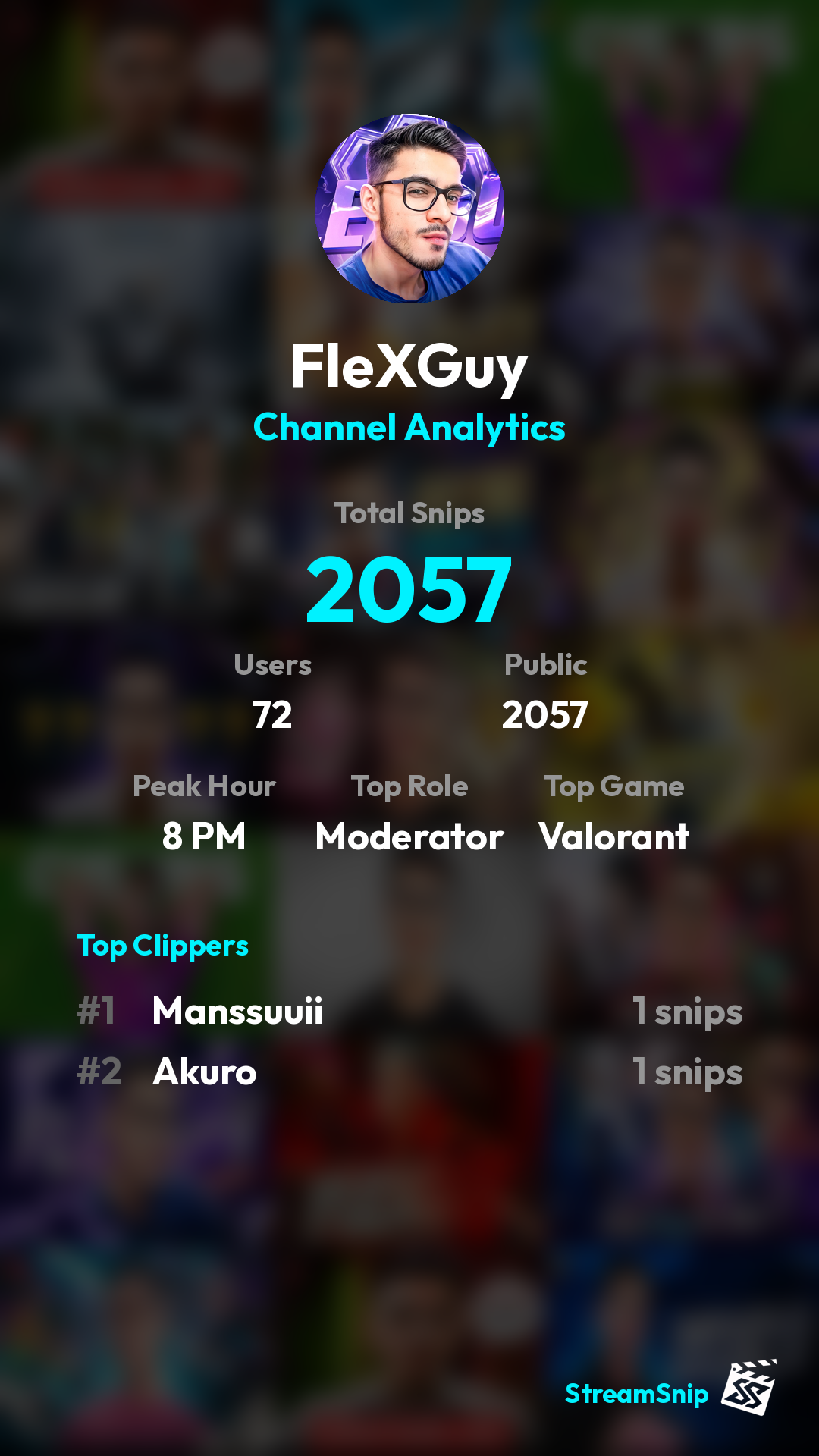Stats Share Card