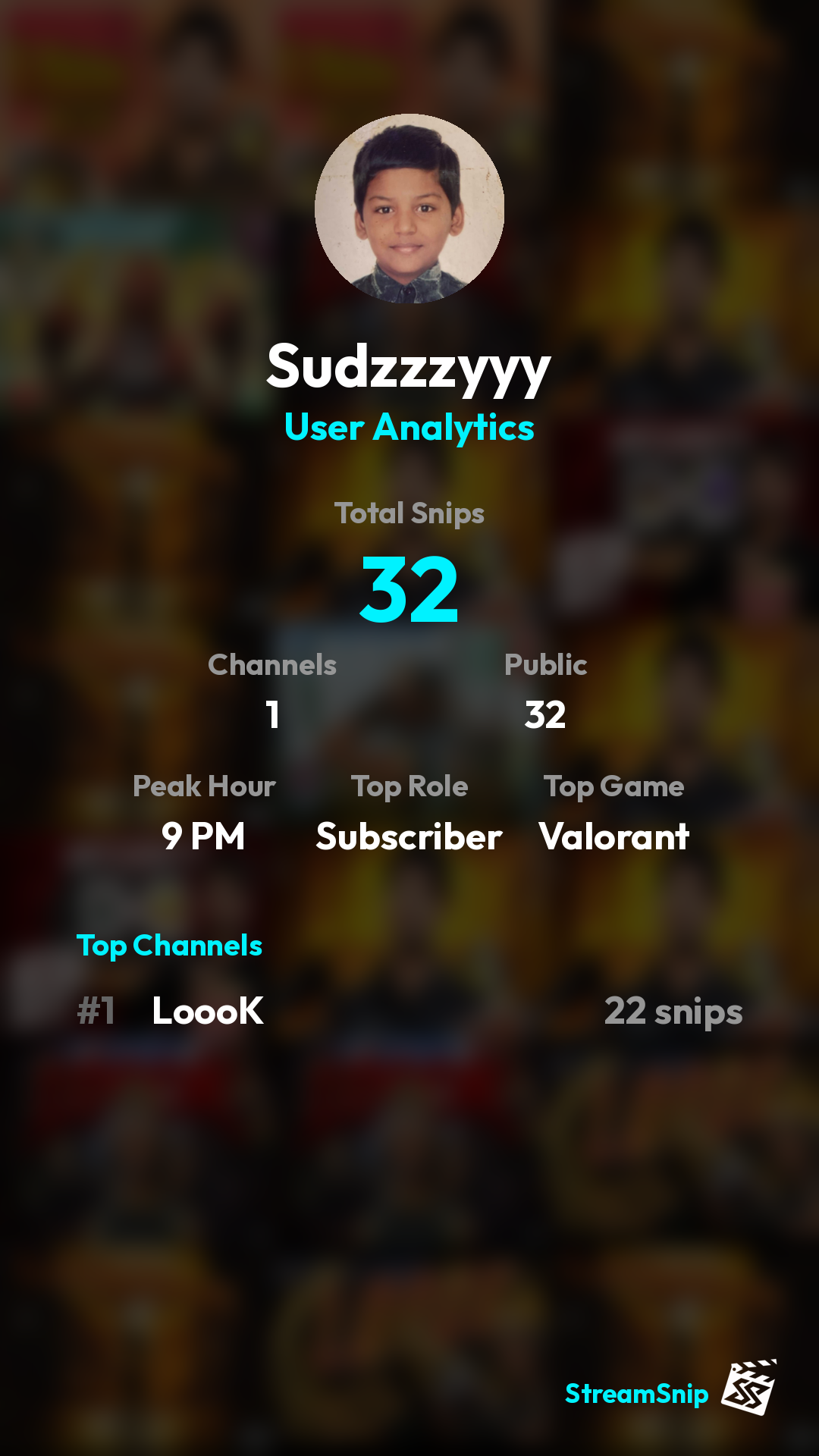Stats Share Card