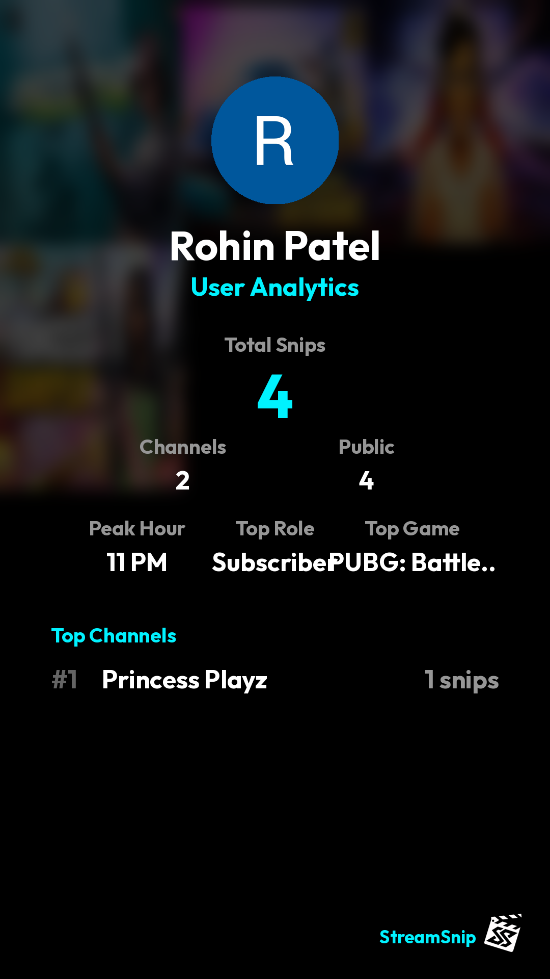 Stats Share Card