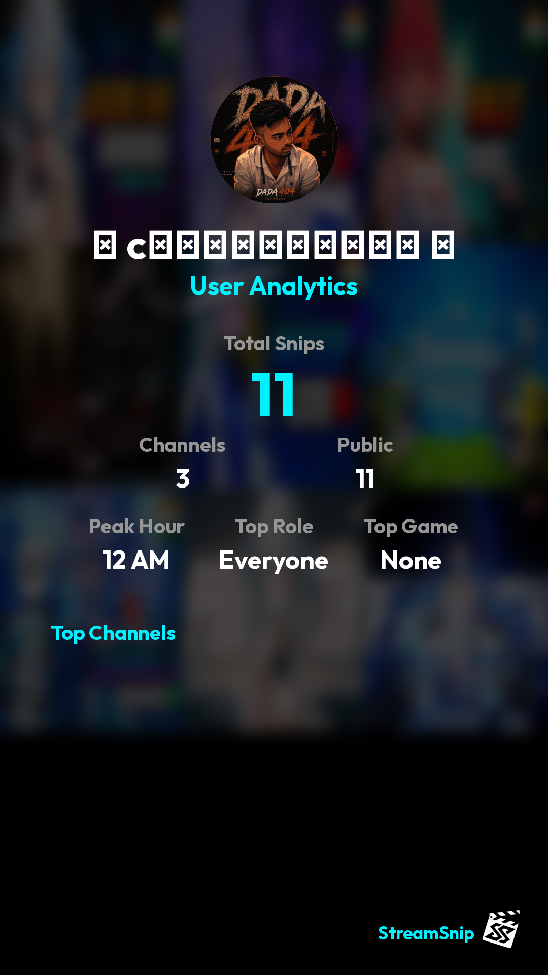 Stats Share Card