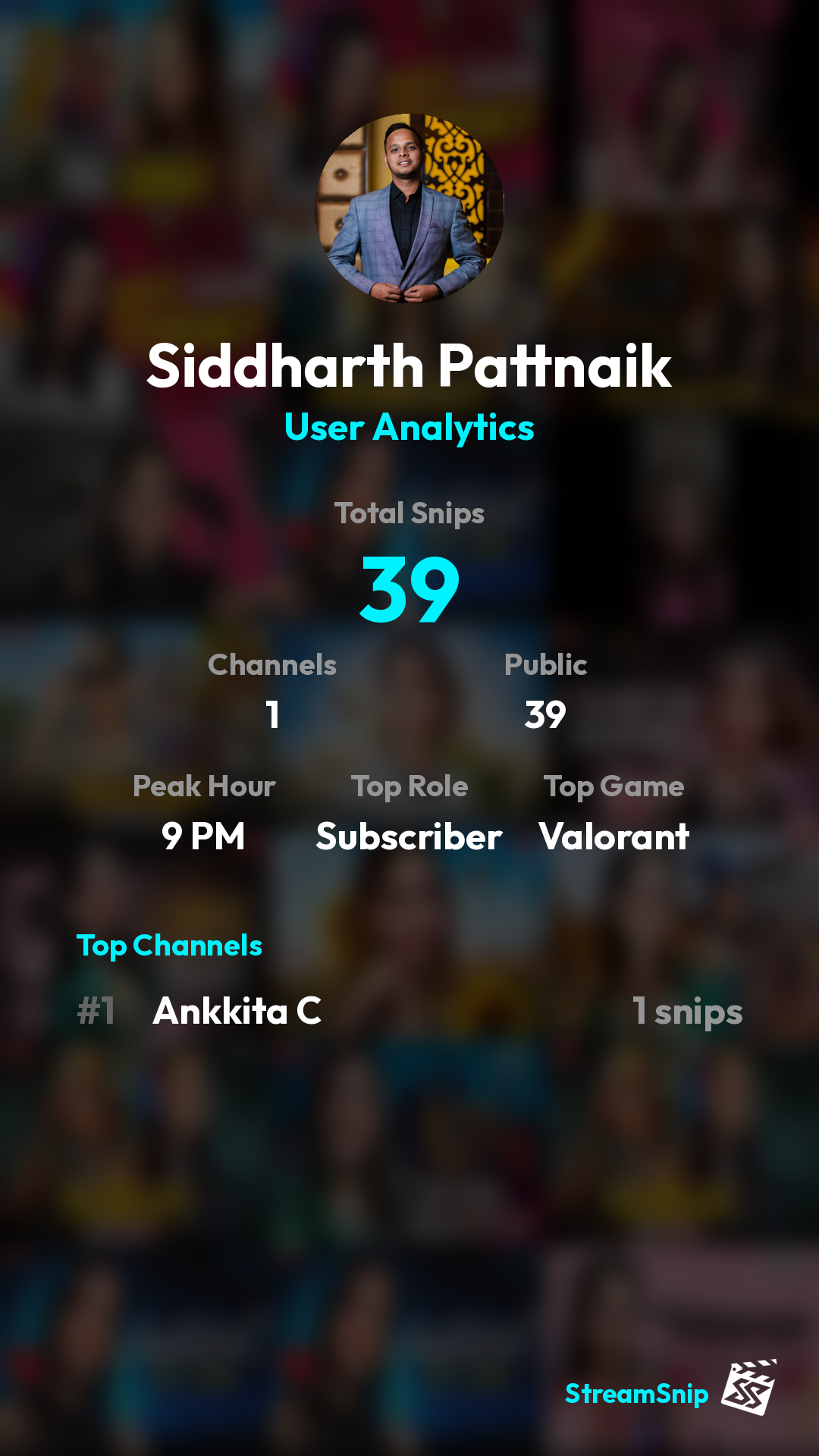 Stats Share Card
