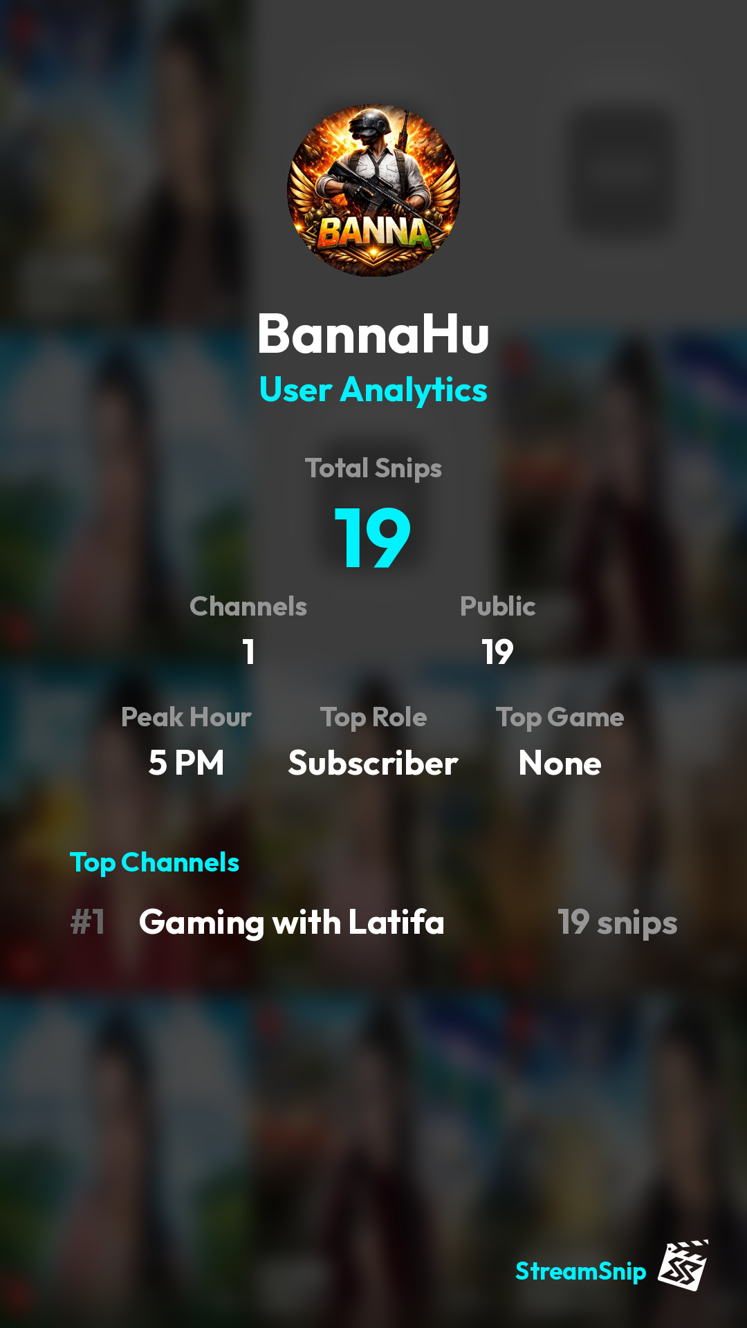 Stats Share Card