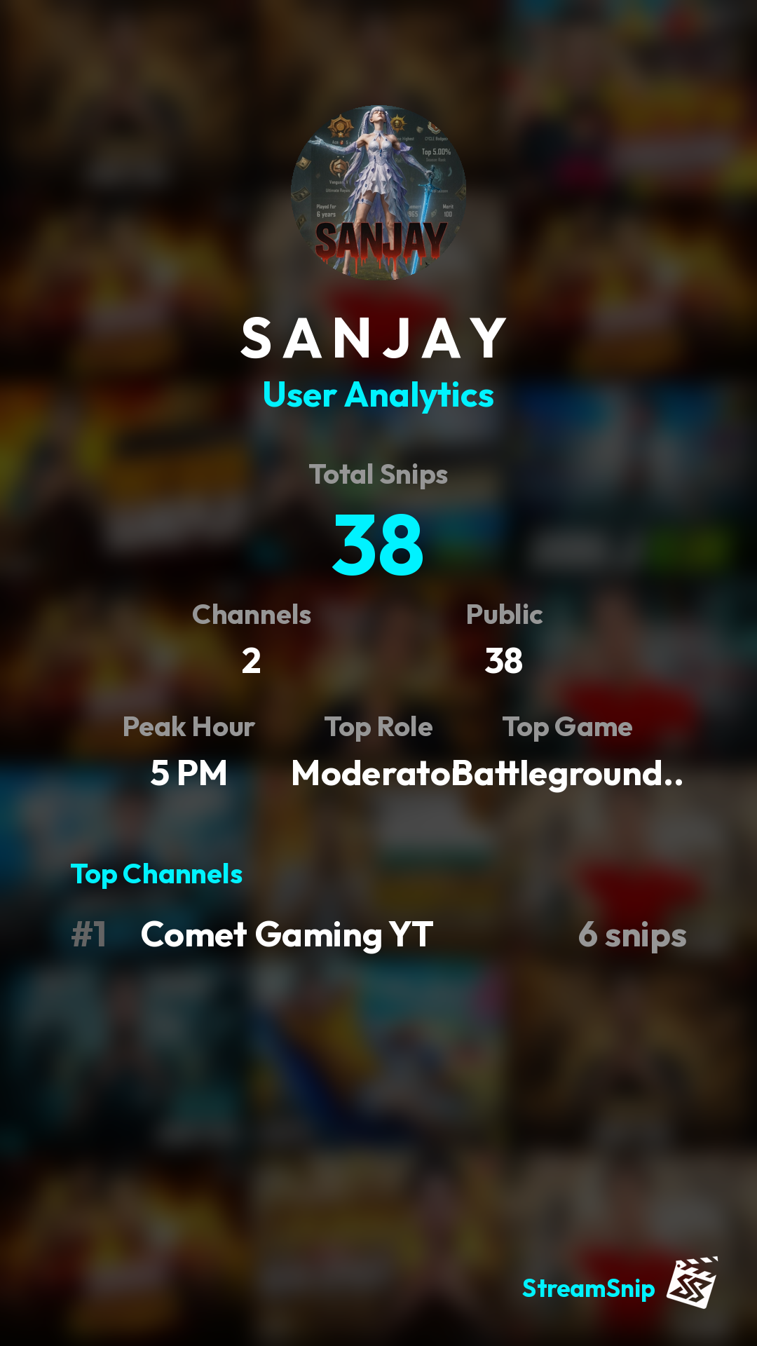 Stats Share Card