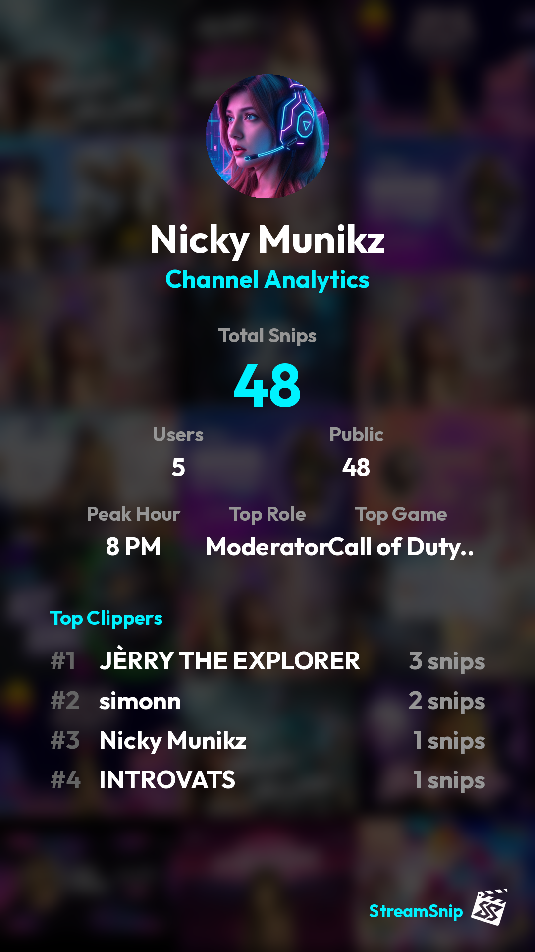 Stats Share Card