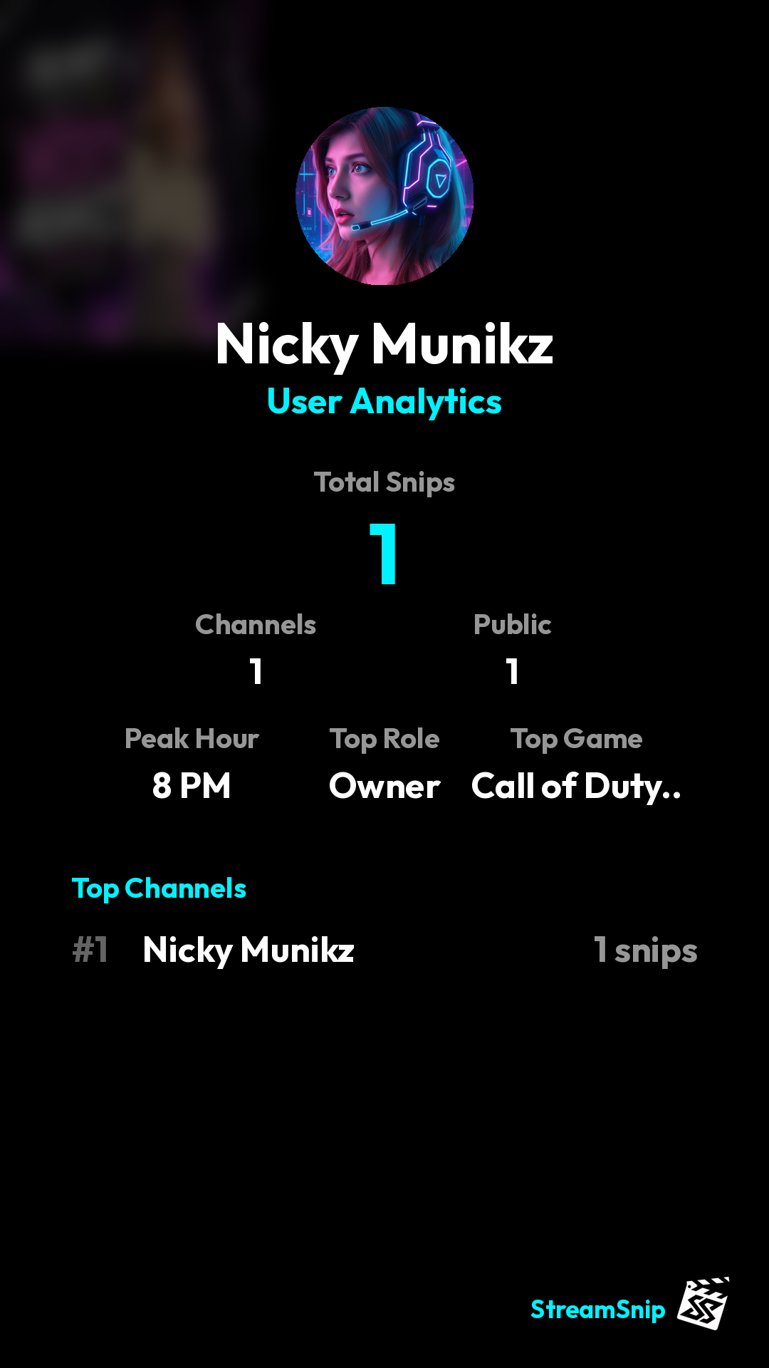 Stats Share Card