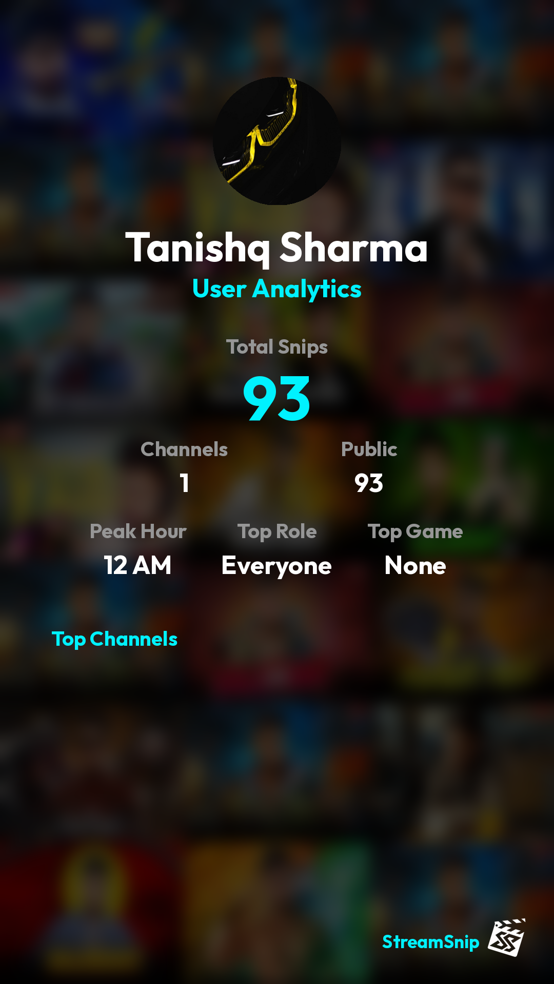 Stats Share Card