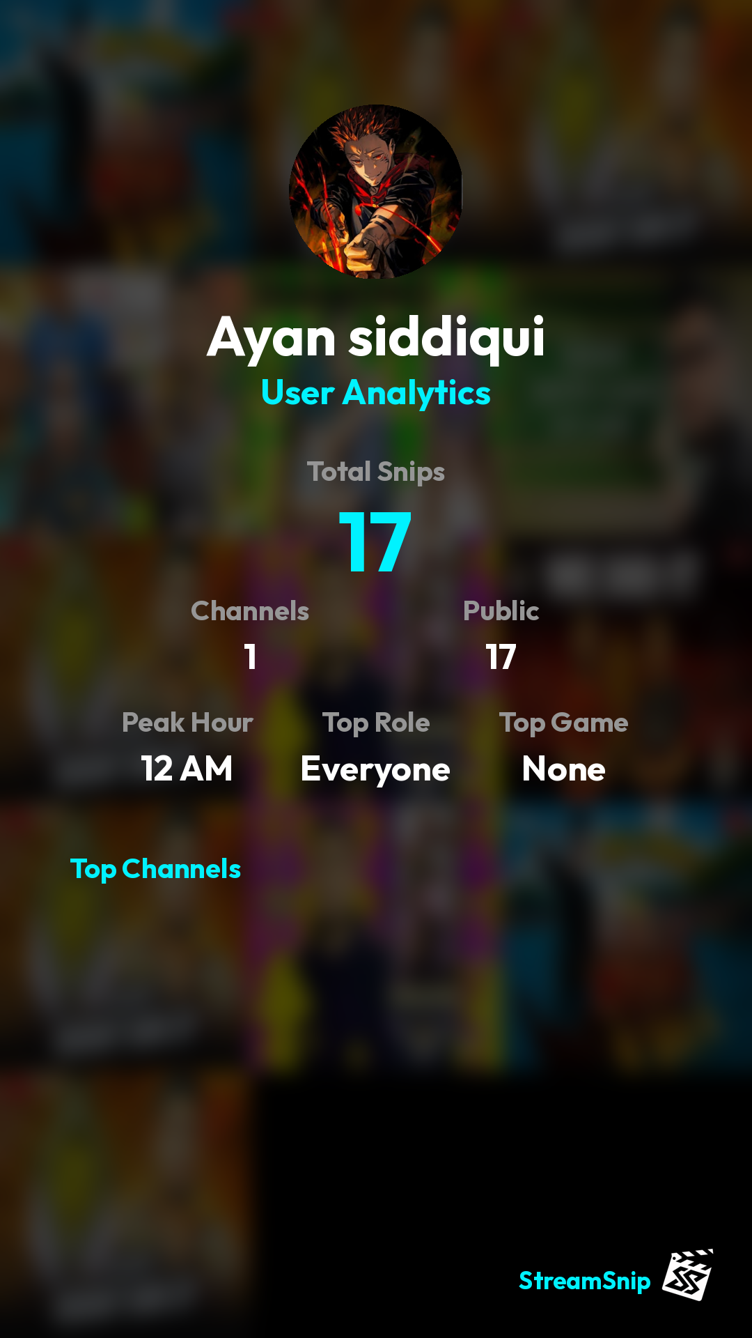 Stats Share Card