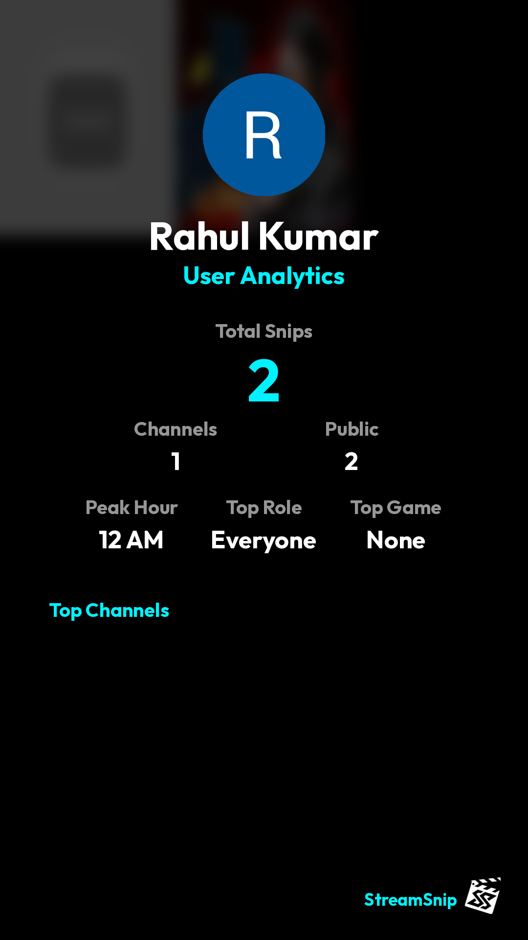 Stats Share Card