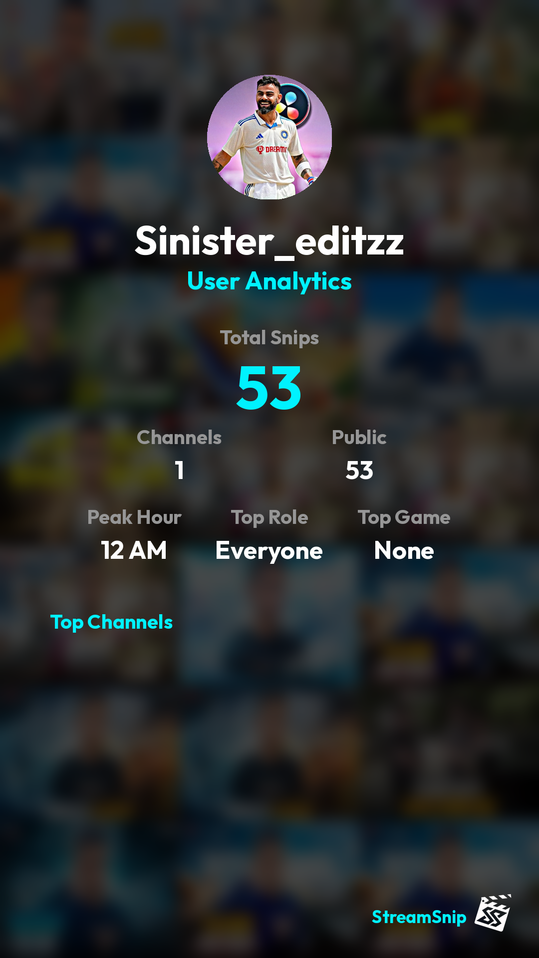 Stats Share Card