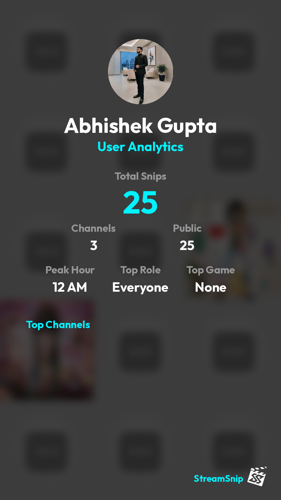 Stats Share Card