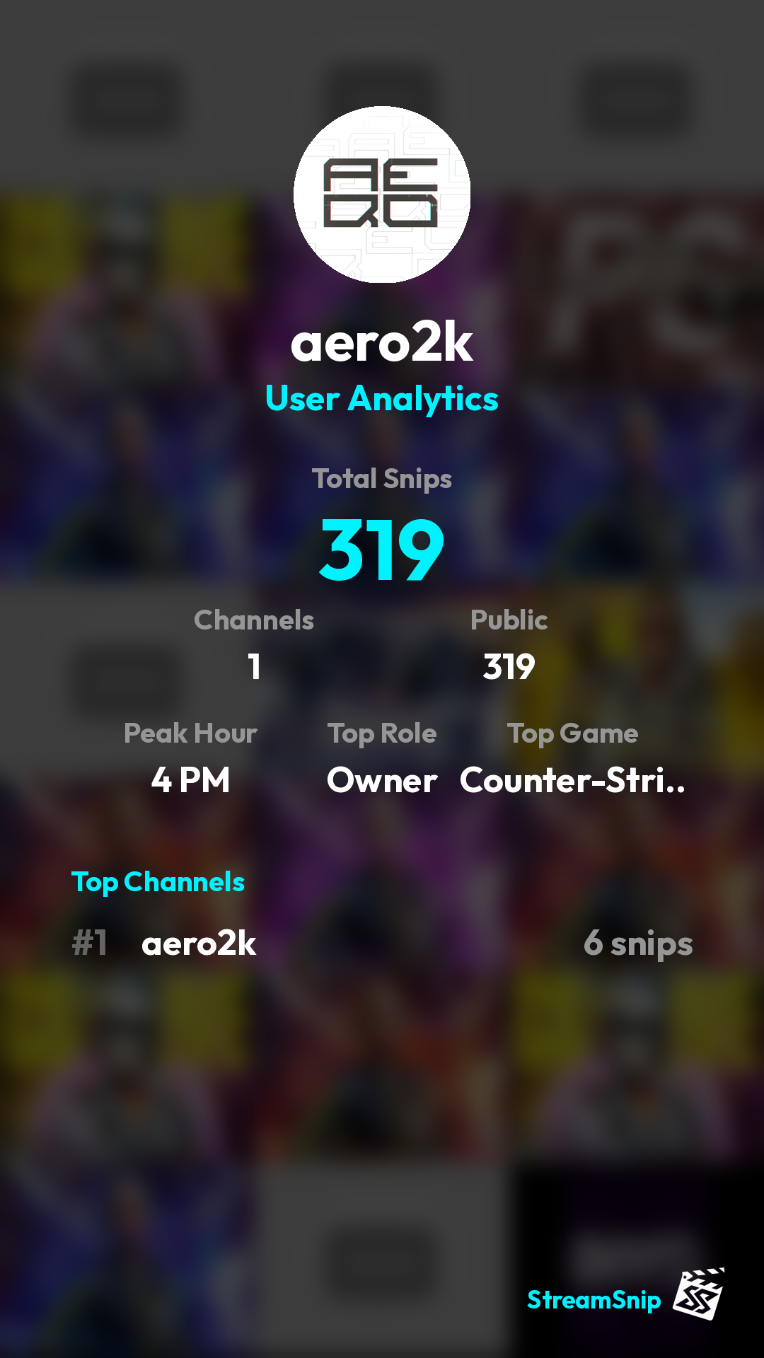 Stats Share Card